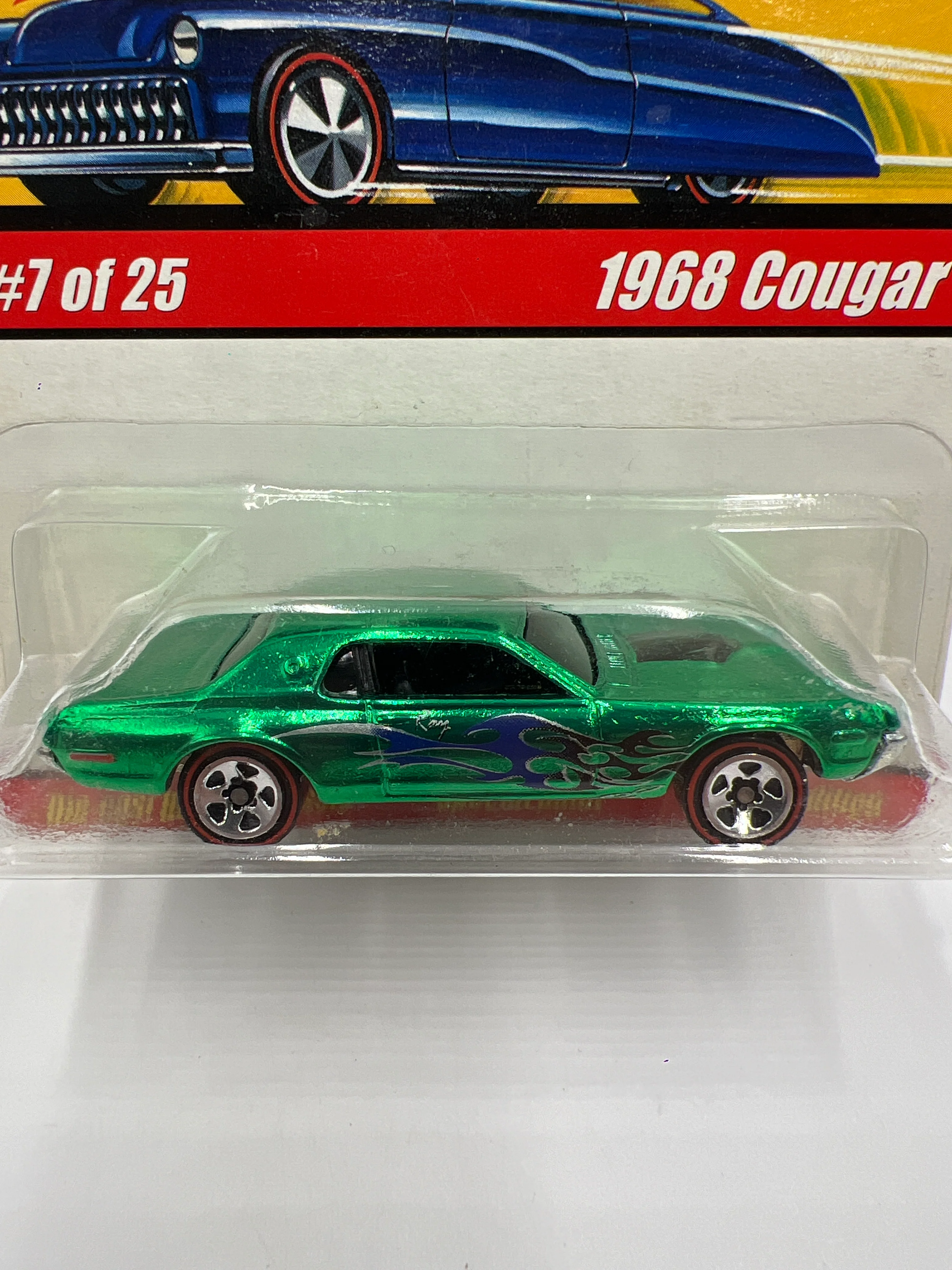 Hot Wheels Classics Series 1 #7 1968 Mercury Cougar Green - Image 2