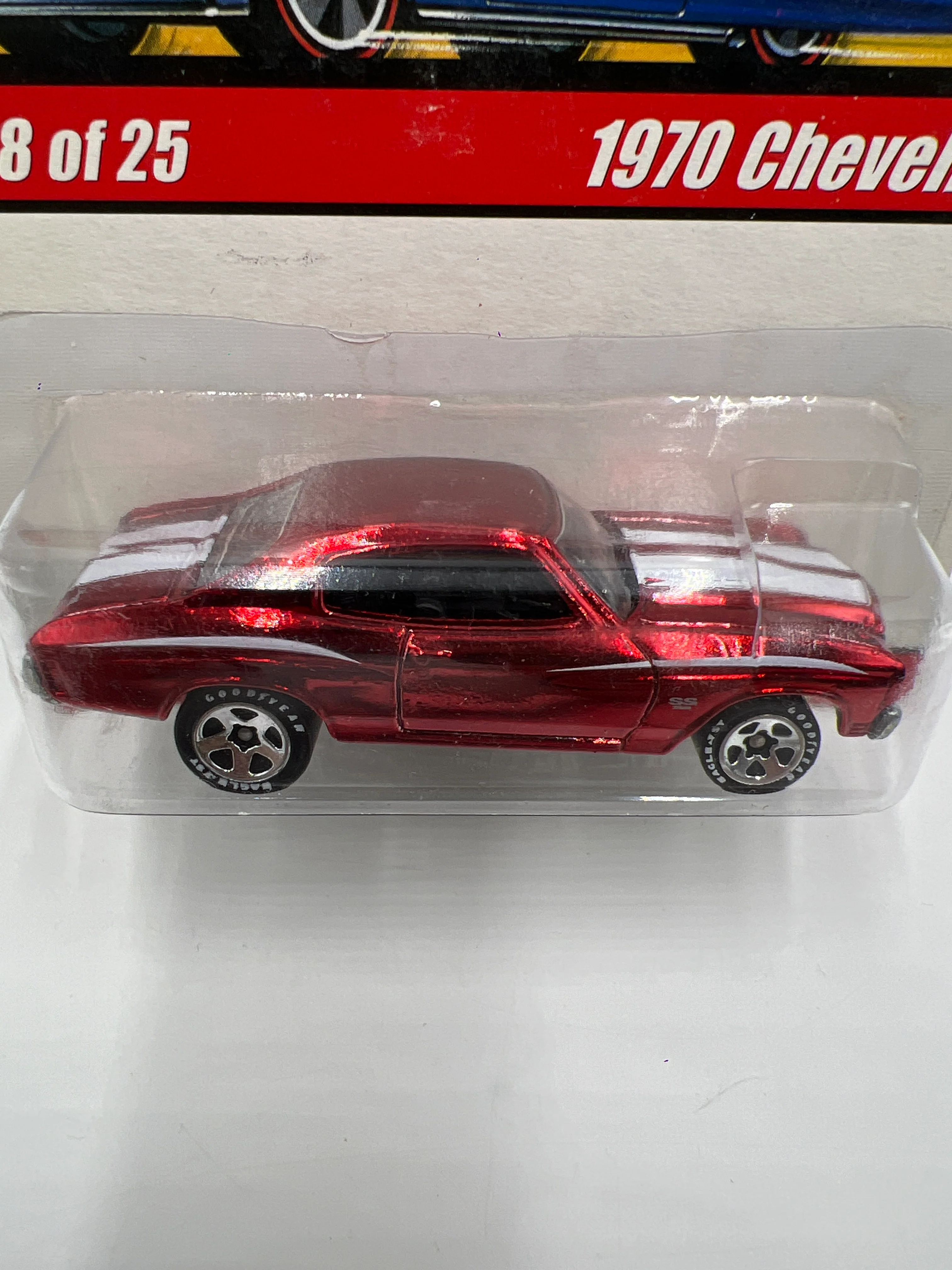 Hot Wheels Classics Series 1 #8 1970 Chevelle SS Red - Image 3