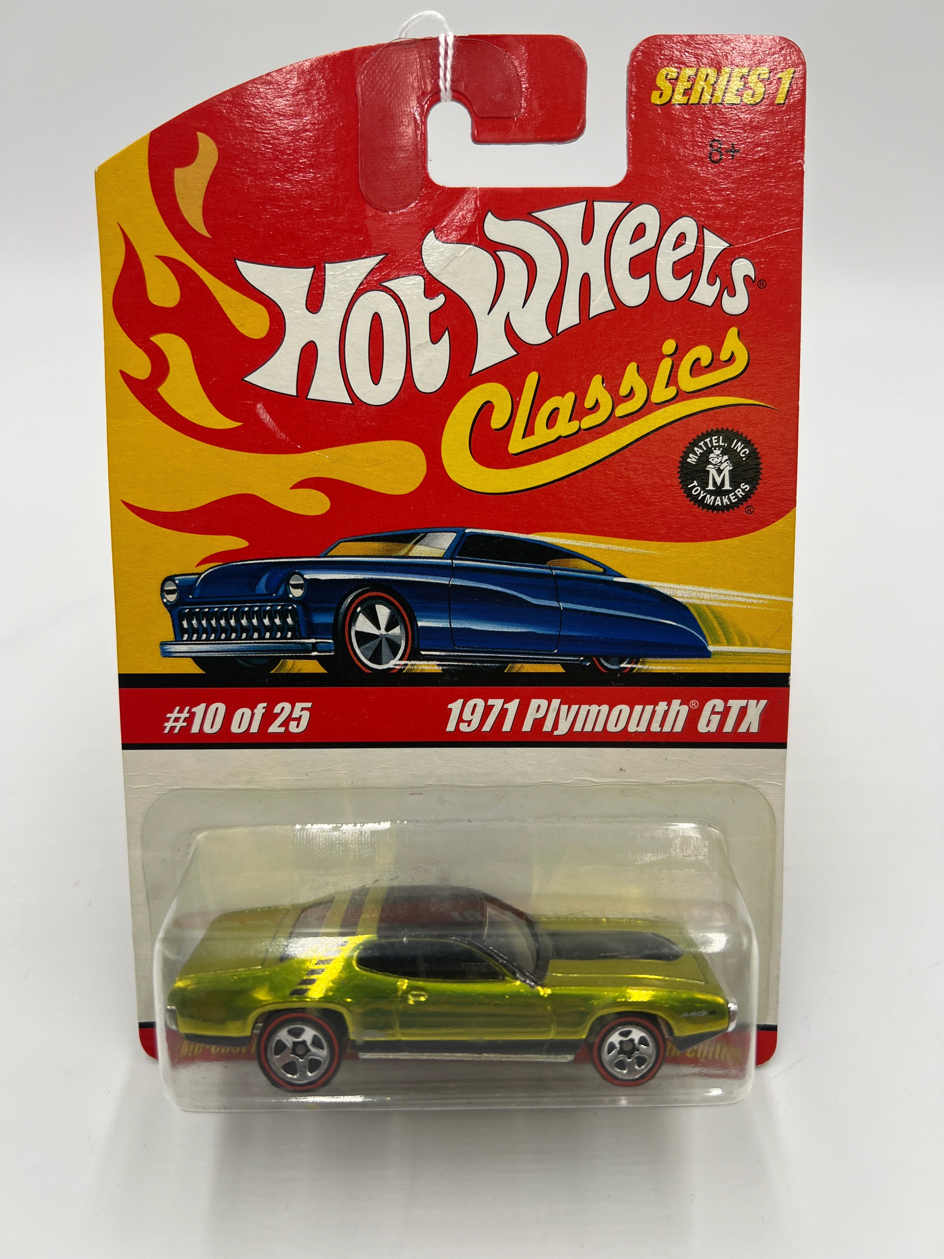 Hot Wheels Classics Series 1 #10 1971 Plymouth GTX Antifreeze - Image 2