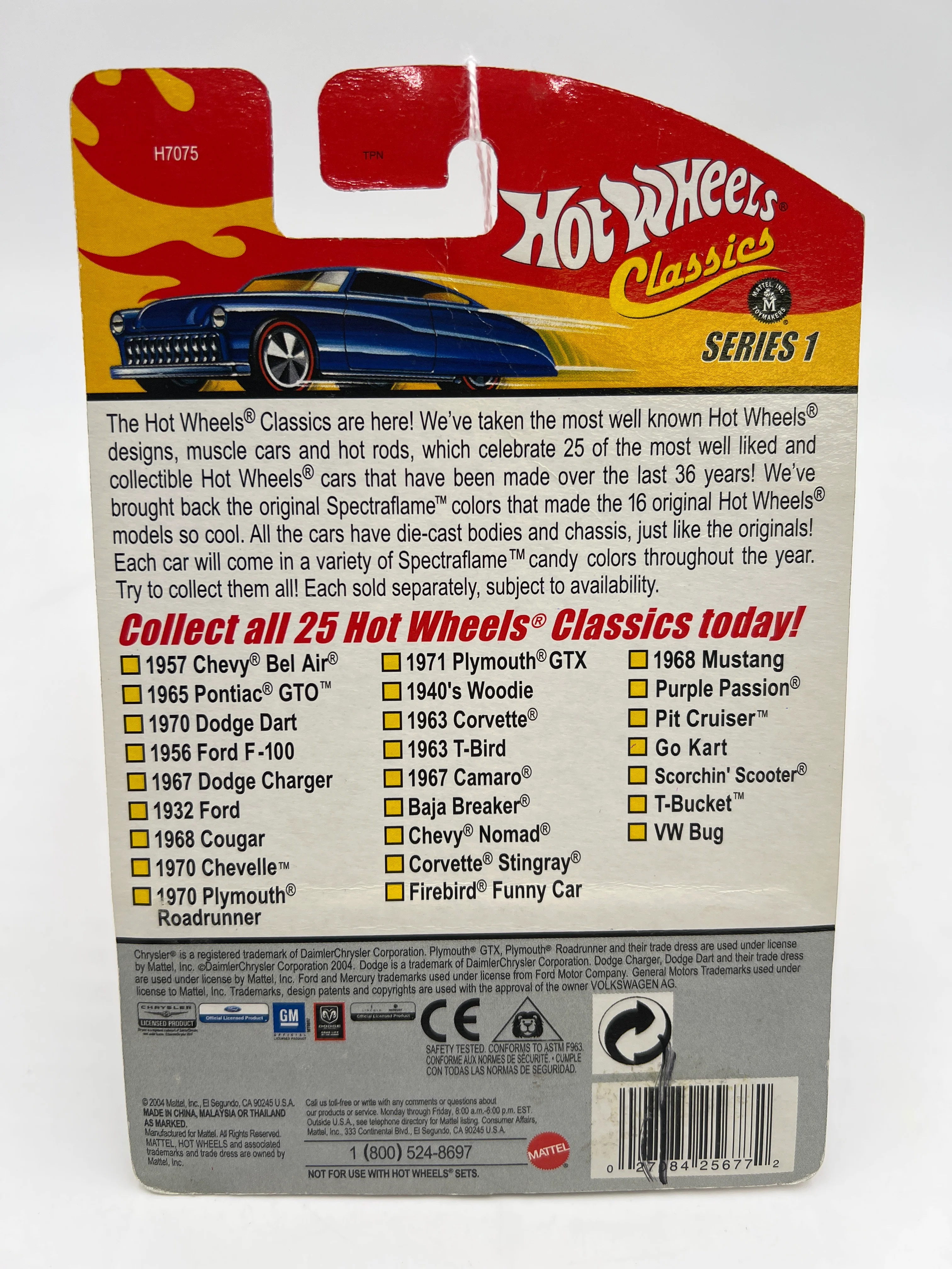 Hot Wheels Classics Series 1 #10 1971 Plymouth GTX Antifreeze - Image 7