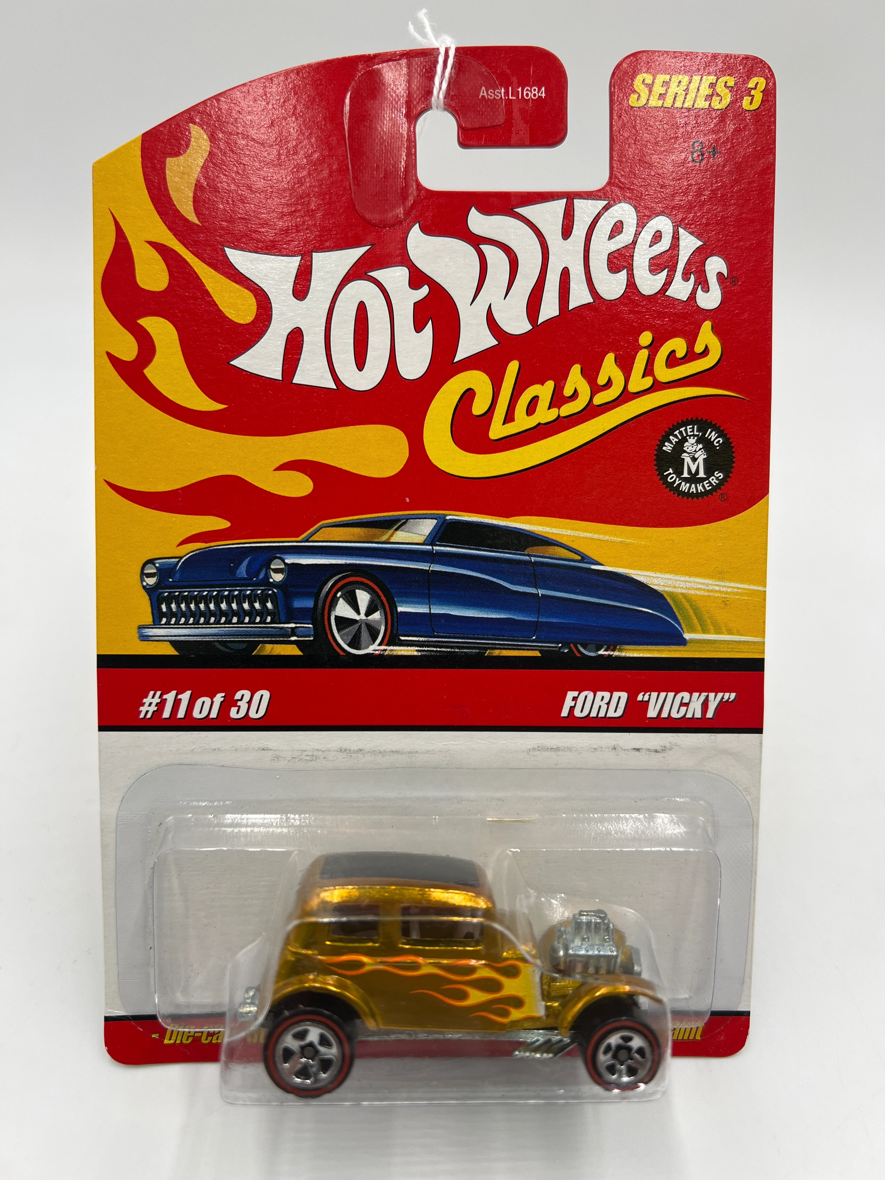 2007 Hot Wheels Classics Series 3 #11 Ford Vicky Gold - Image 2