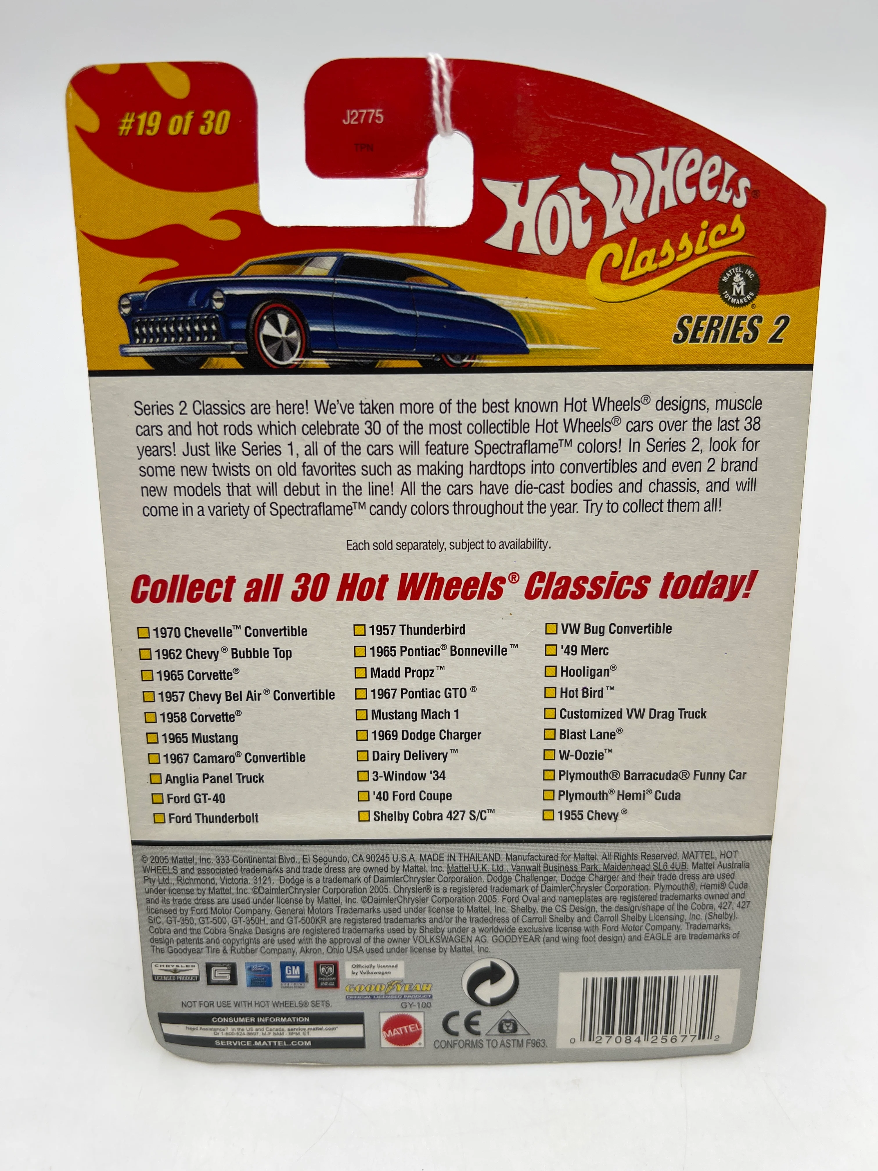 Hot Wheels Classics Series 2 #19 40 Ford Coupe Green - Image 6