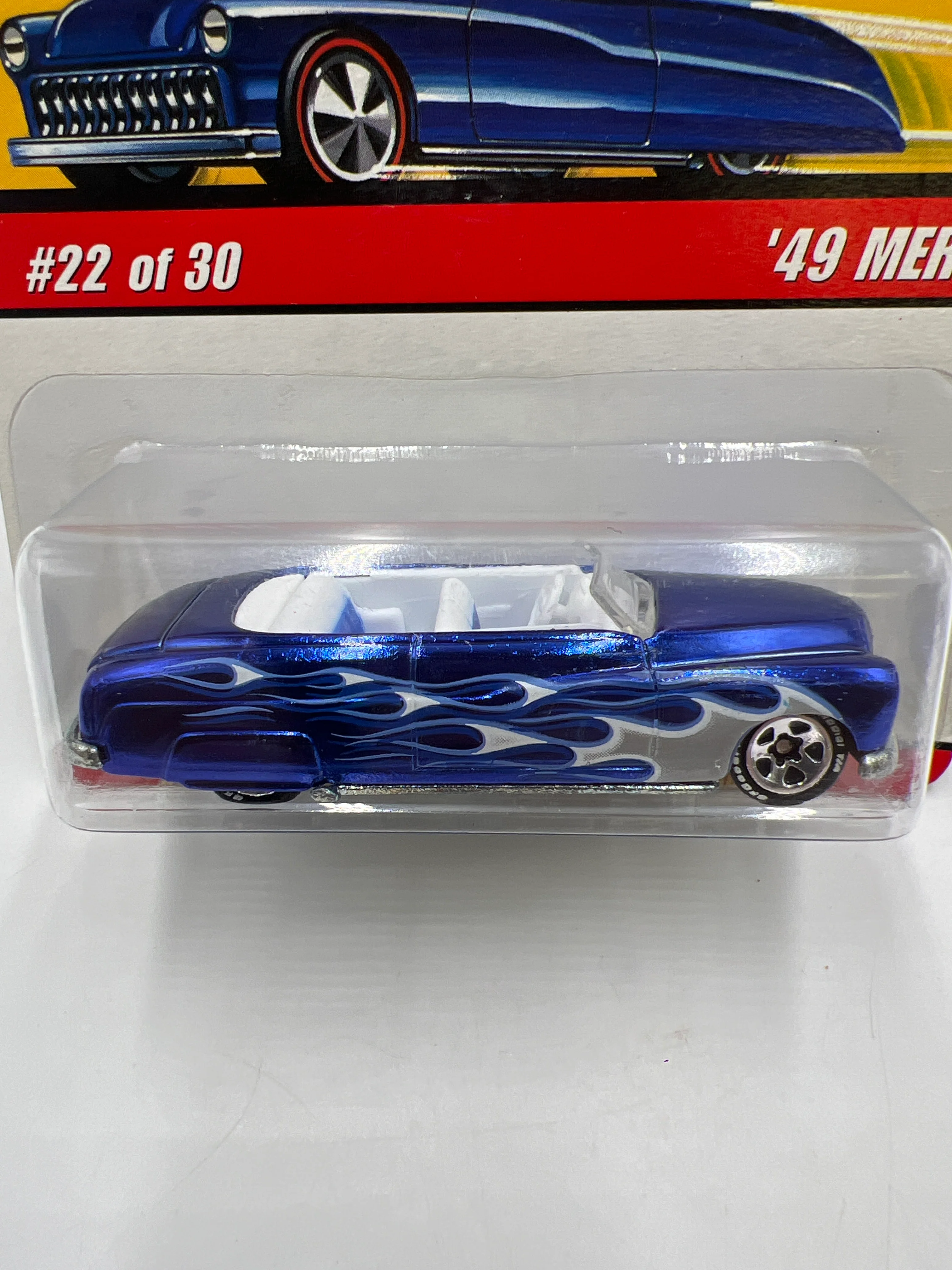 Hot Wheels Classics Series 2 #22 1957 49 Merc Blue - Image 3
