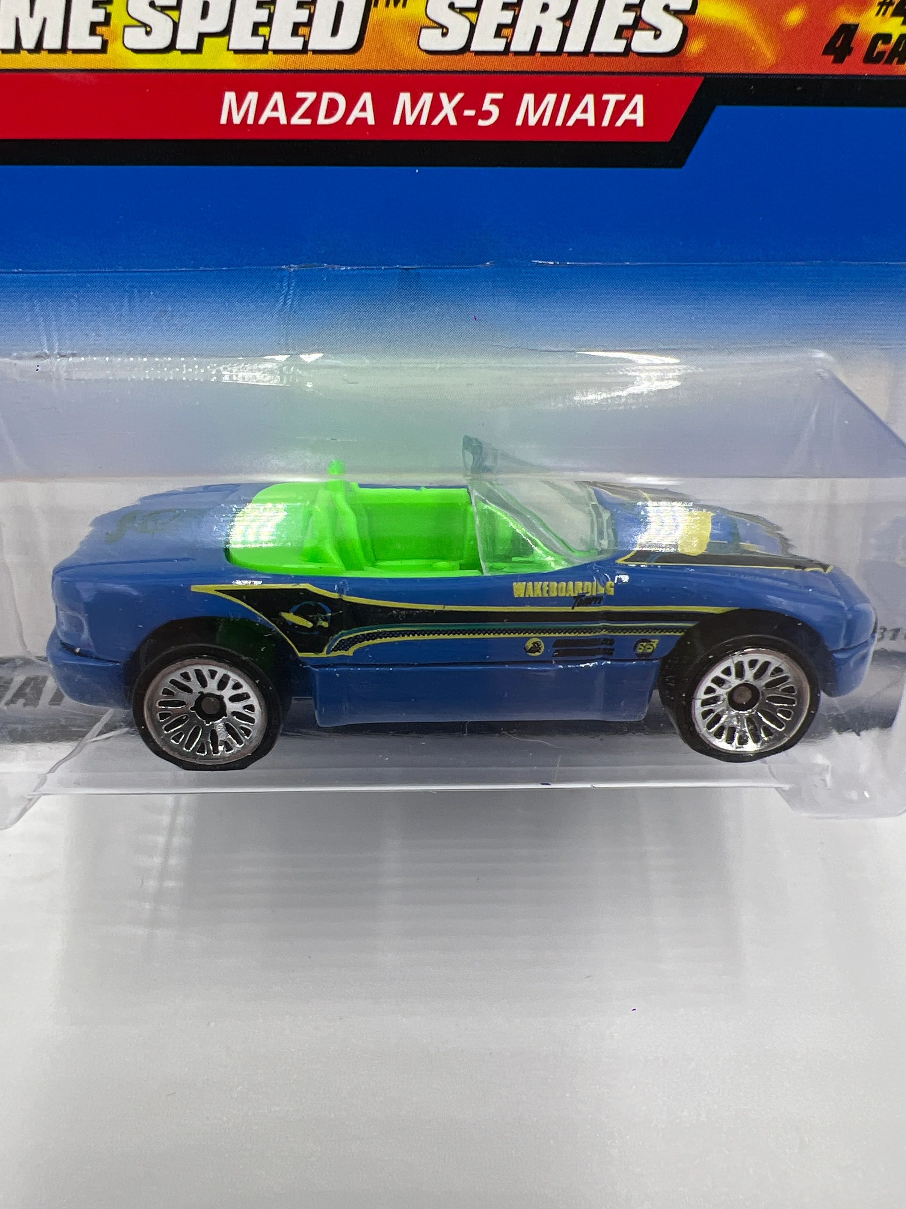 Hot Wheels Collector #968 X-Treme Speed Series Mazda MX-5 Miata Blue 82I - Image 3