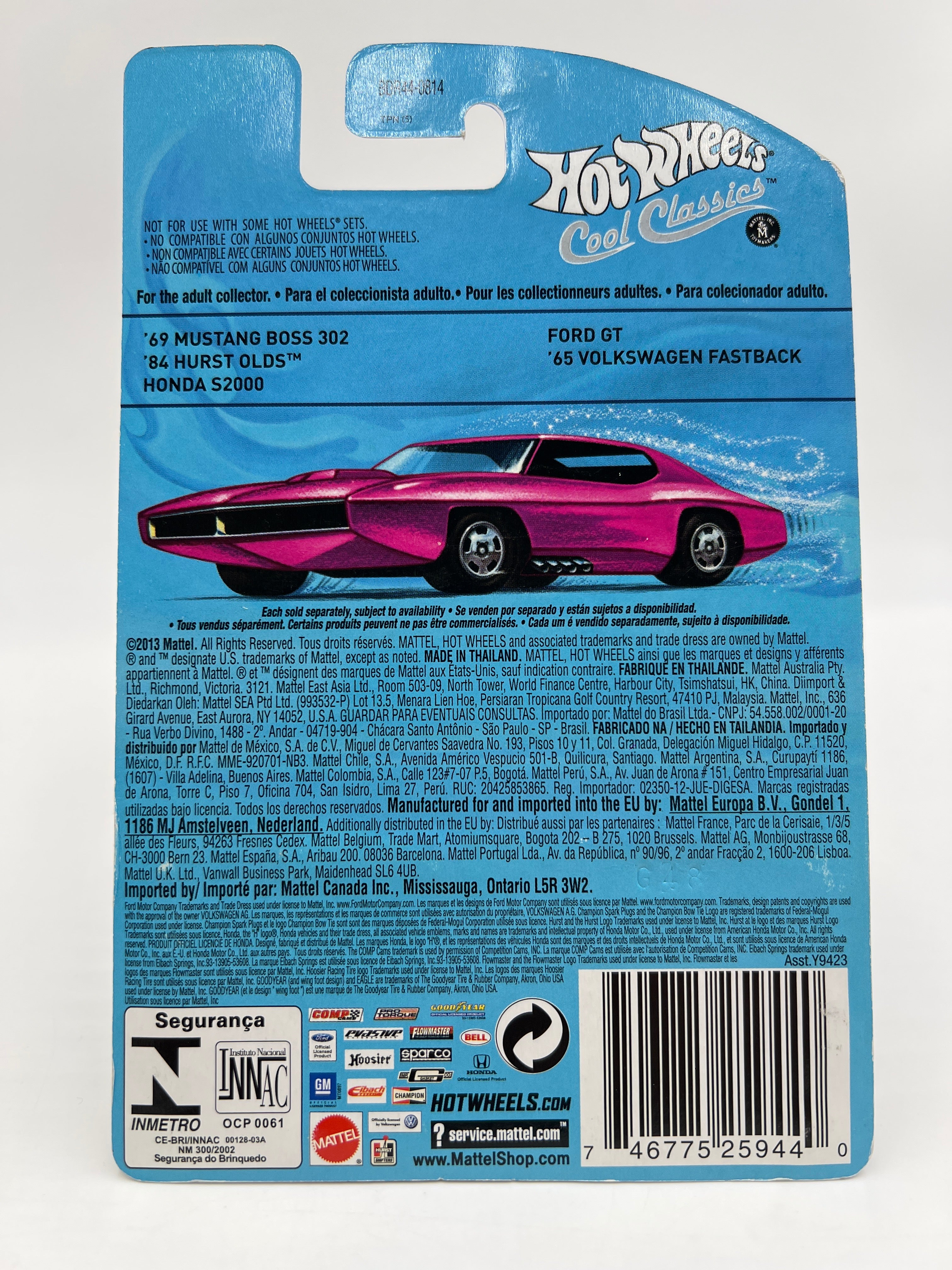 Hot Wheels Cool Classics #23 Honda S2000 Spectrafrost Gold W/Protector - Image 6