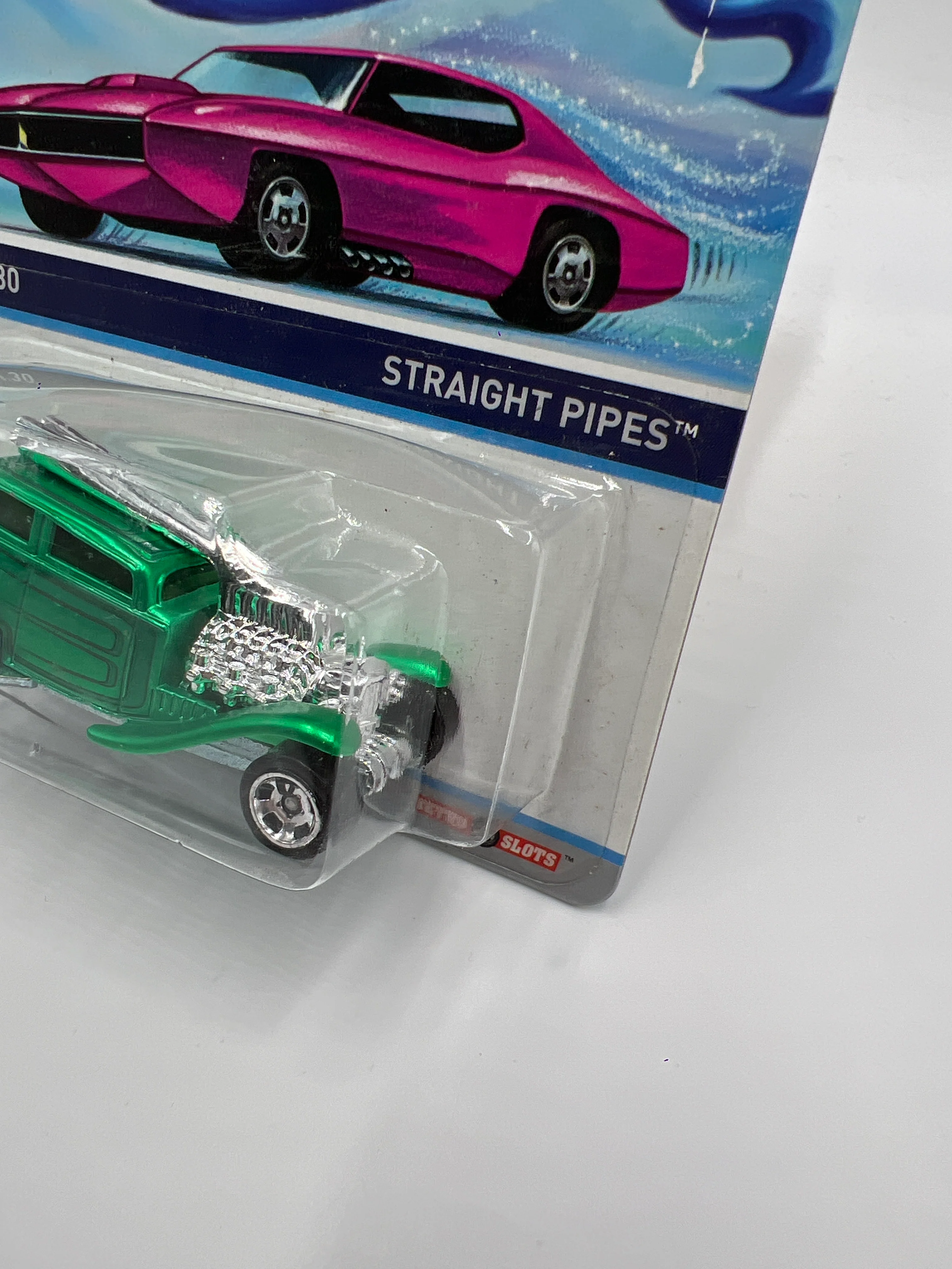 Hot Wheels Cool Classics #15 Straight Pipes Spectrafrost Green SR - Image 3