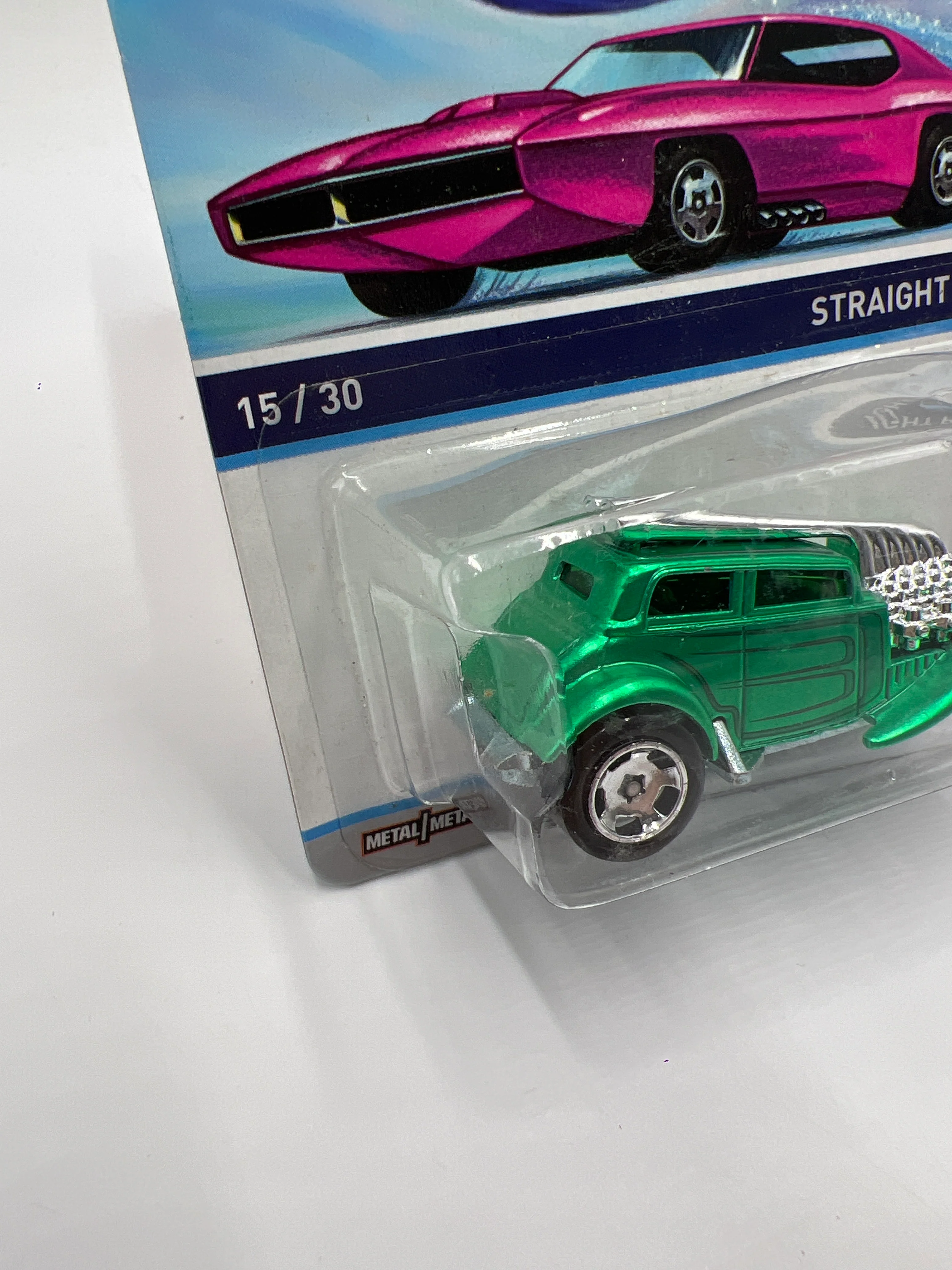Hot Wheels Cool Classics #15 Straight Pipes Spectrafrost Green SR - Image 4