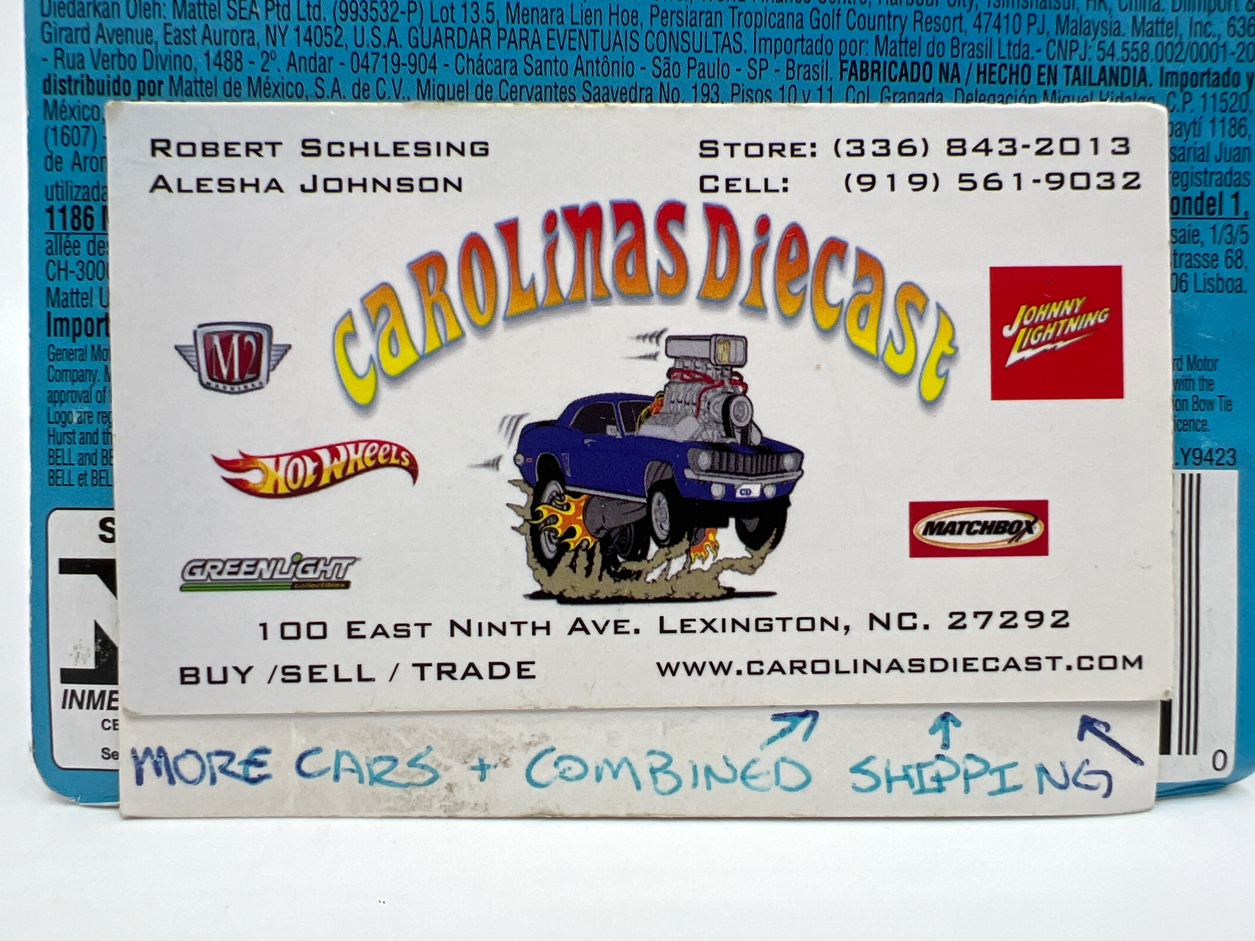 Hot Wheels Cool Classics #16 65 Ford Galaxie Spectrafrost Blue Bad Card SR - Image 9