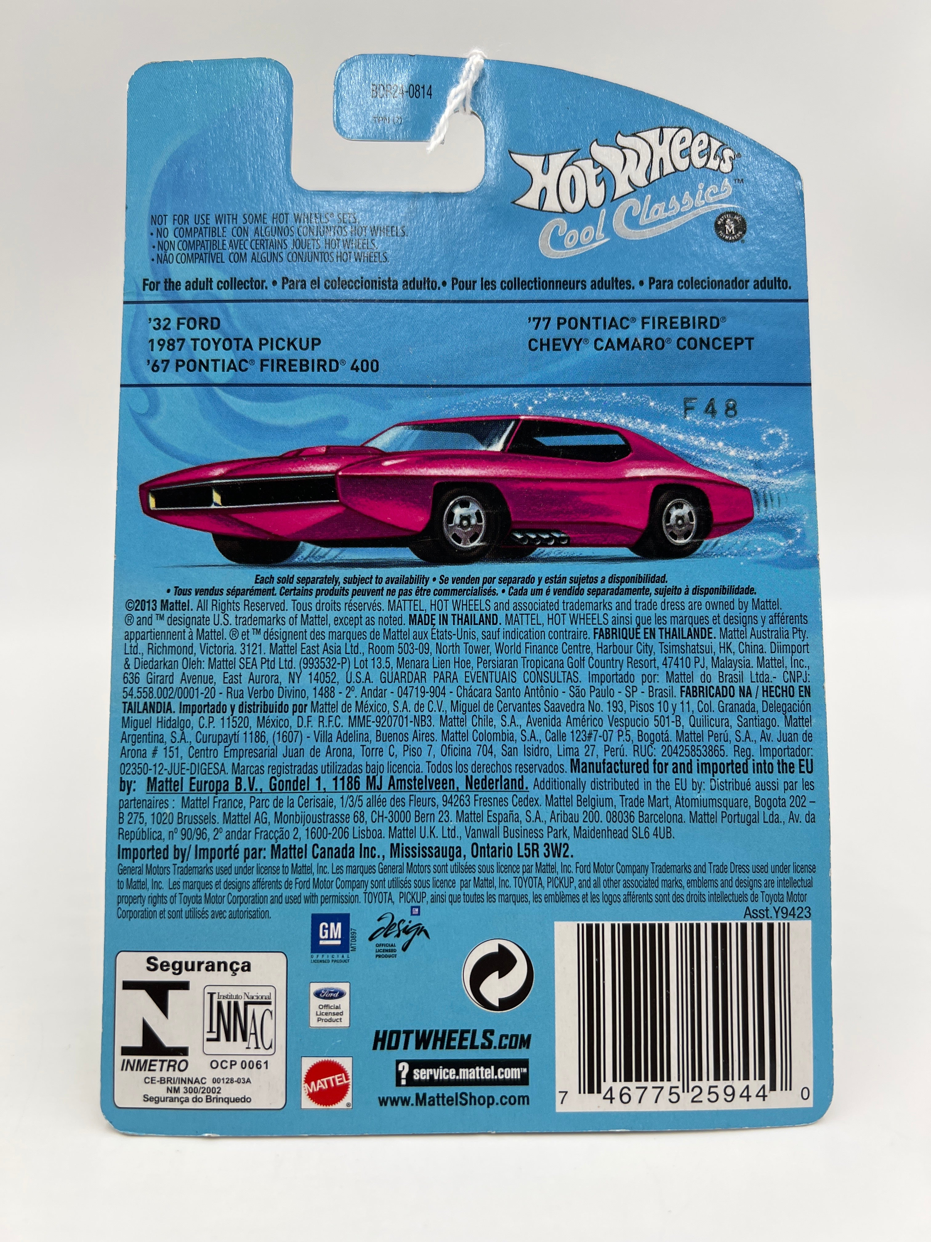 Hot Wheels Cool Classics #3 67 Pontiac Firebird 400 Spectrafrost Antifreeze SR - Image 6