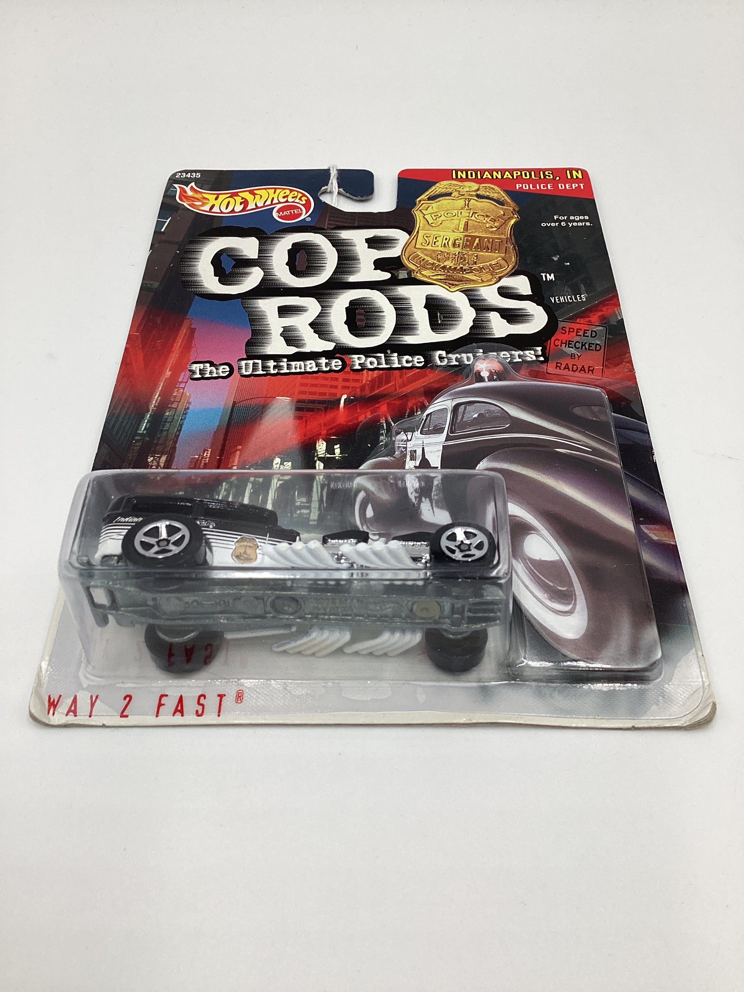 Hot Wheels Cop Rods Indianapolis, IN Police Dept Way 2 Fast (SR) - Image 6