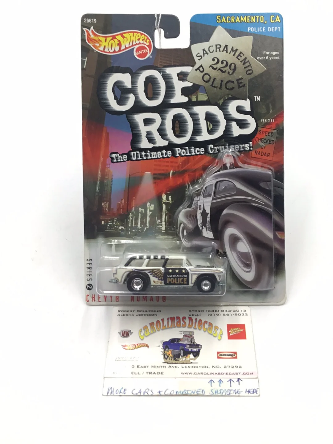 Hot Wheels Cop Rods Series 2 Chevy Nomad ST