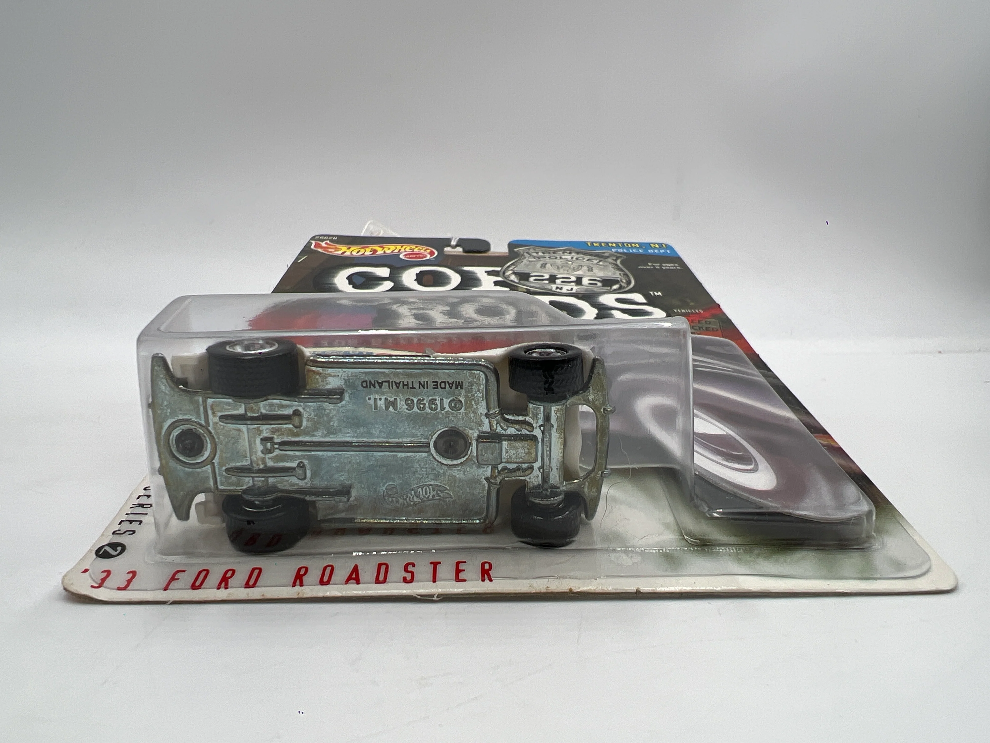 Hot Wheels Cop Rods Series 2 Trenton NJ 33 Ford Roadster W/Real Riders SR - Image 5