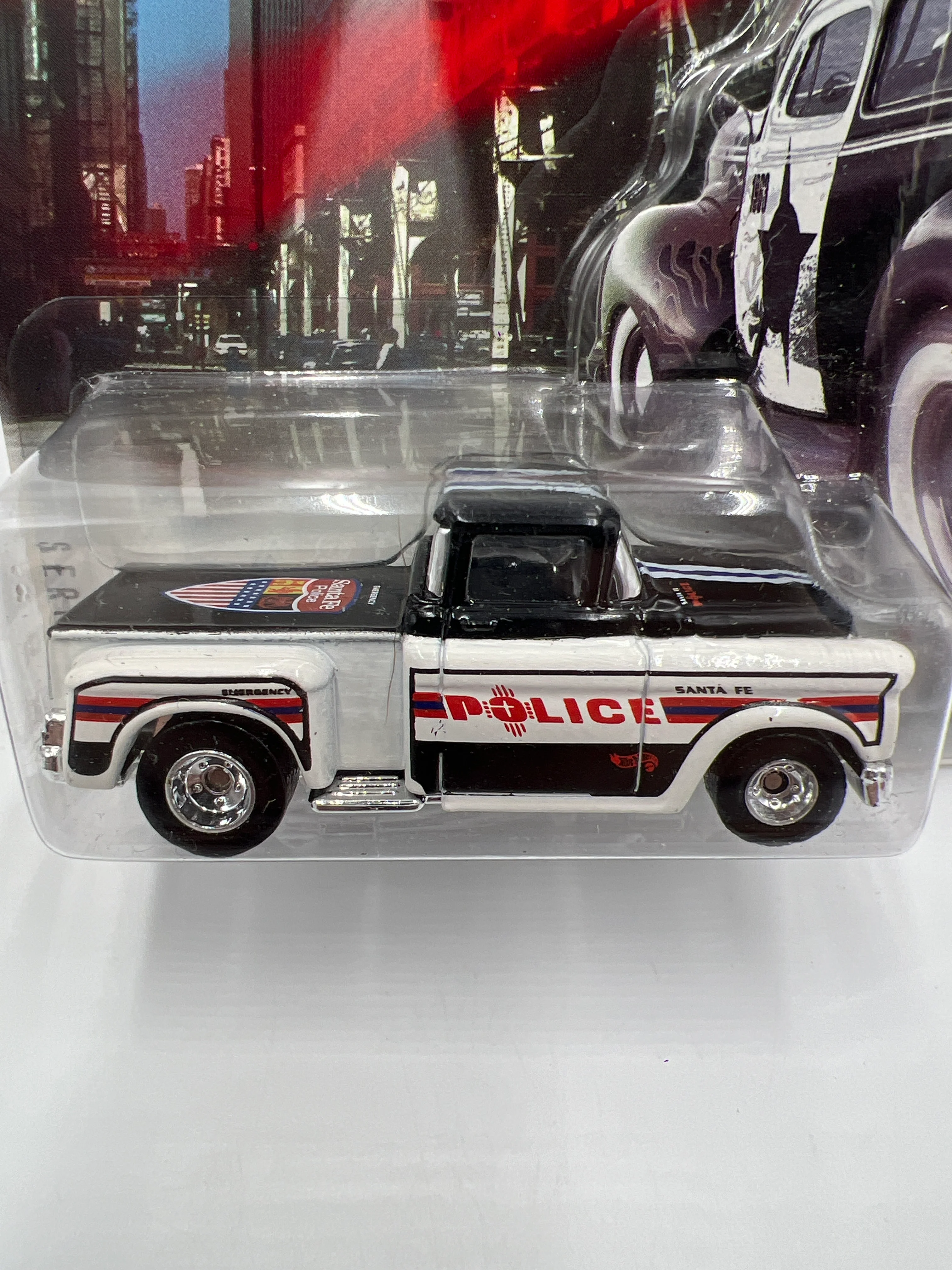 Hot Wheels Cop Rods Series 2 Santa Fe NM 56 Flashsider W/Real Riders SR - Image 2