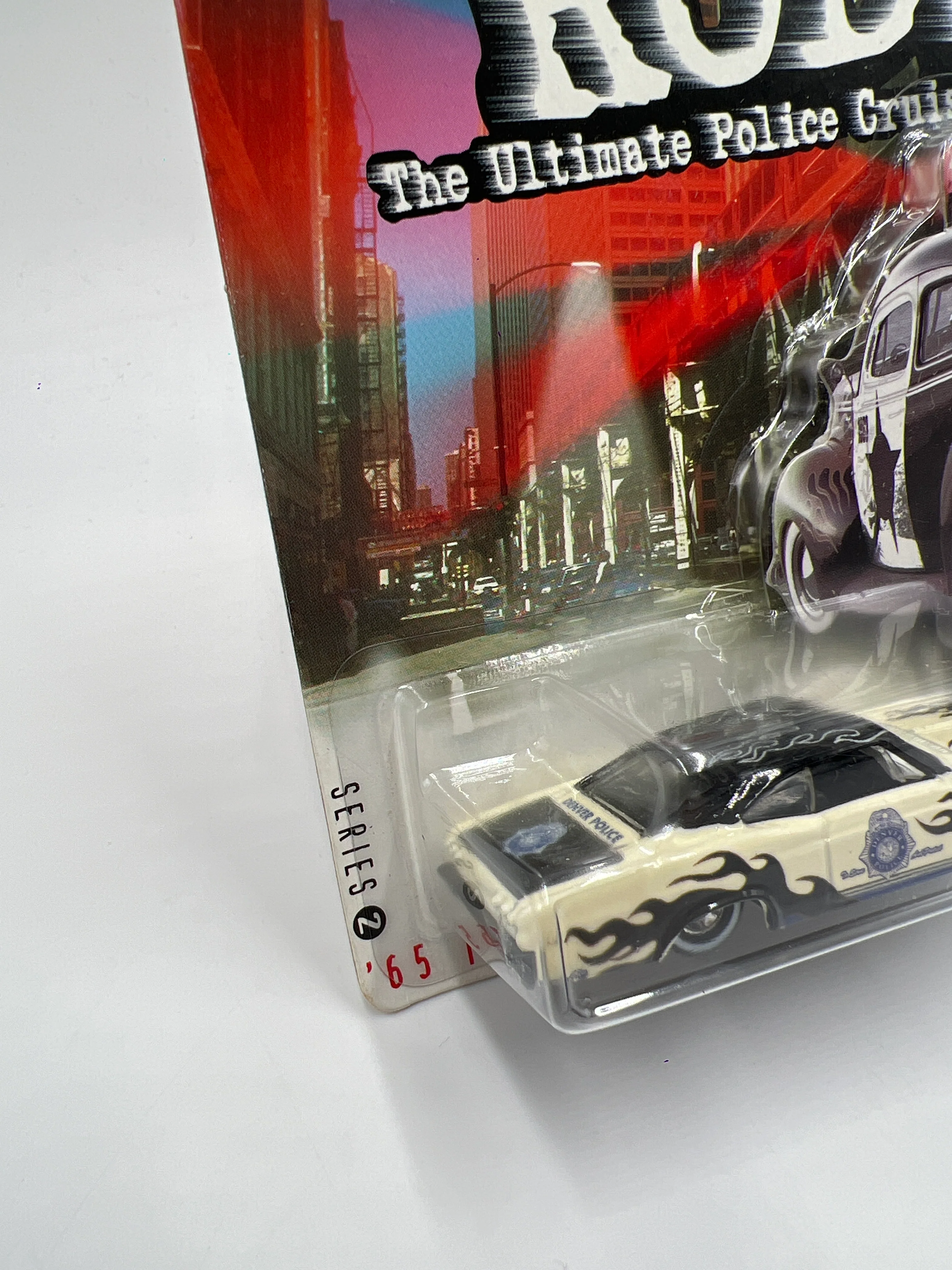Hot Wheels Cop Rods Series 2 Denver Co 65 Impala Lowrider W/Real Riders - Image 4