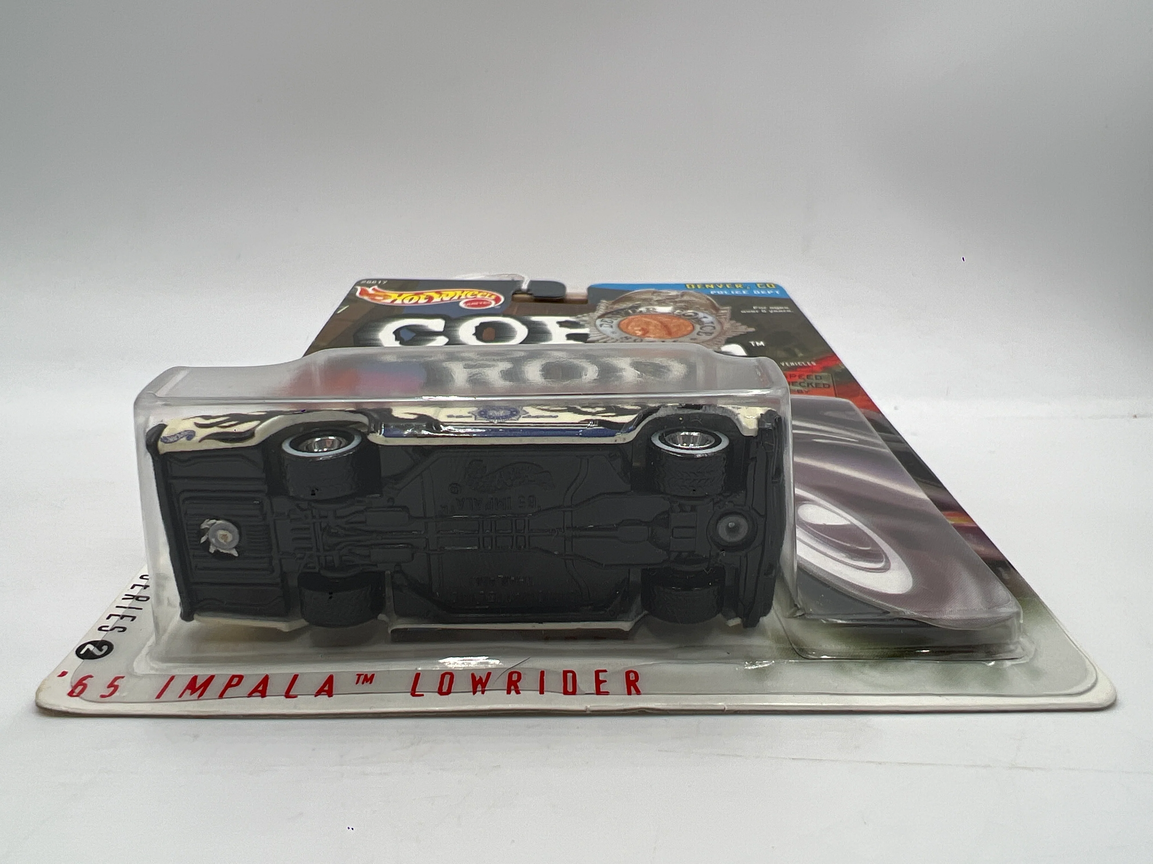 Hot Wheels Cop Rods Series 2 Denver Co 65 Impala Lowrider W/Real Riders - Image 5
