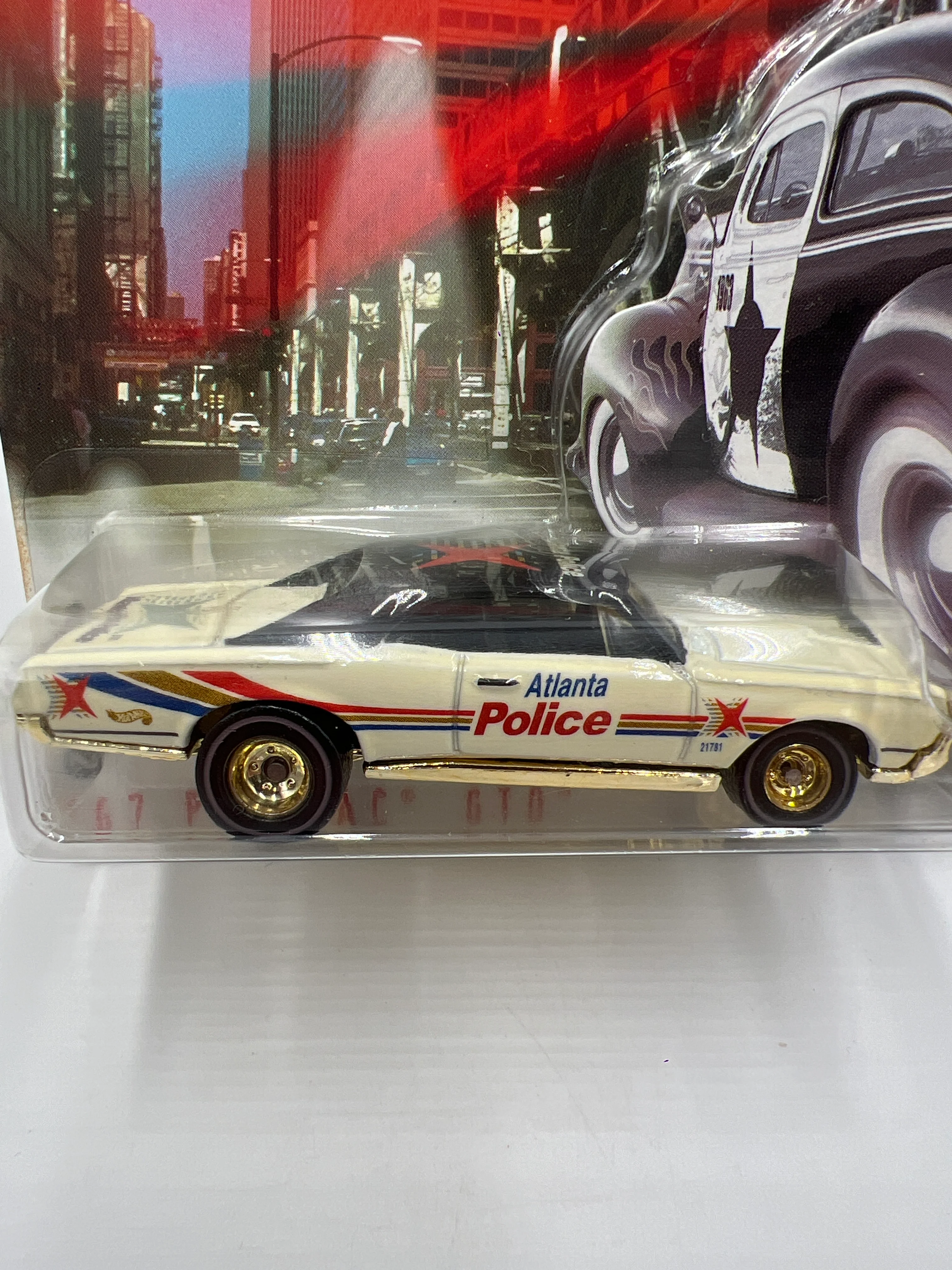 Hot Wheels Cop Rods Series 2 Atlanta GA 67 Pontiac GTO W/Real Riders SR - Image 2