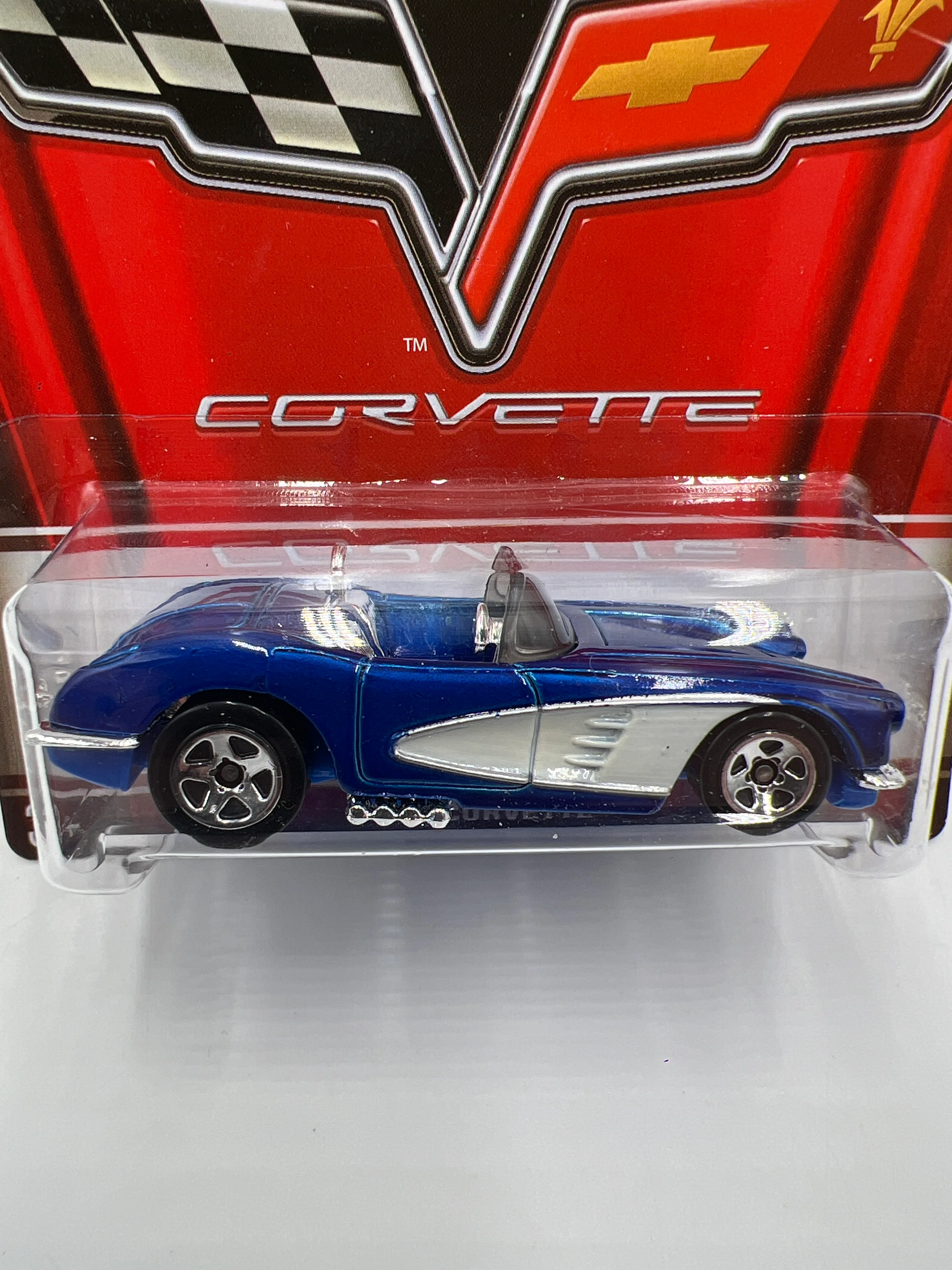 Hot Wheels Corvette 60th Anniversary #1 1958 Corvette Blue 161B - Image 2