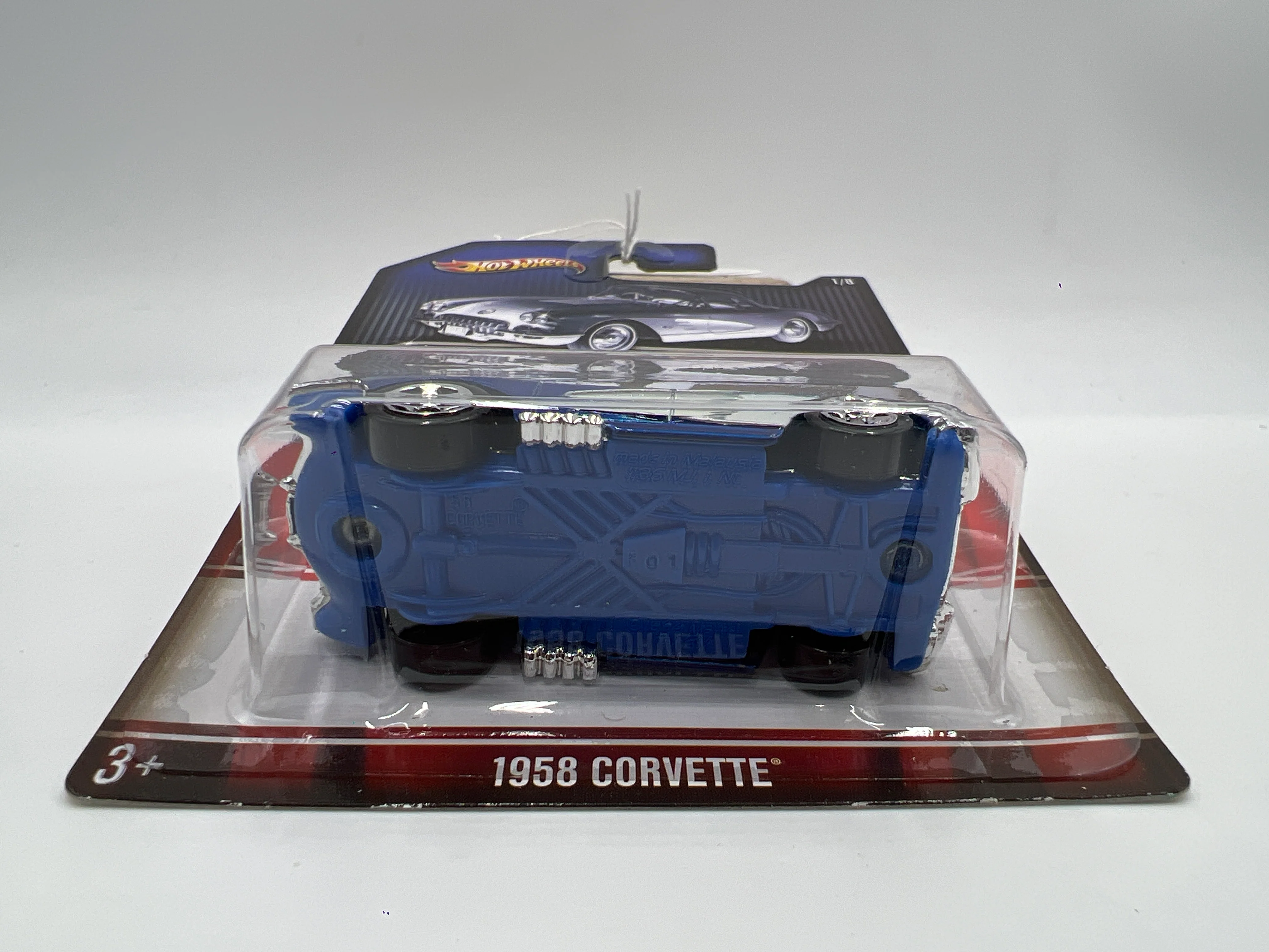 Hot Wheels Corvette 60th Anniversary #1 1958 Corvette Blue 161B - Image 5