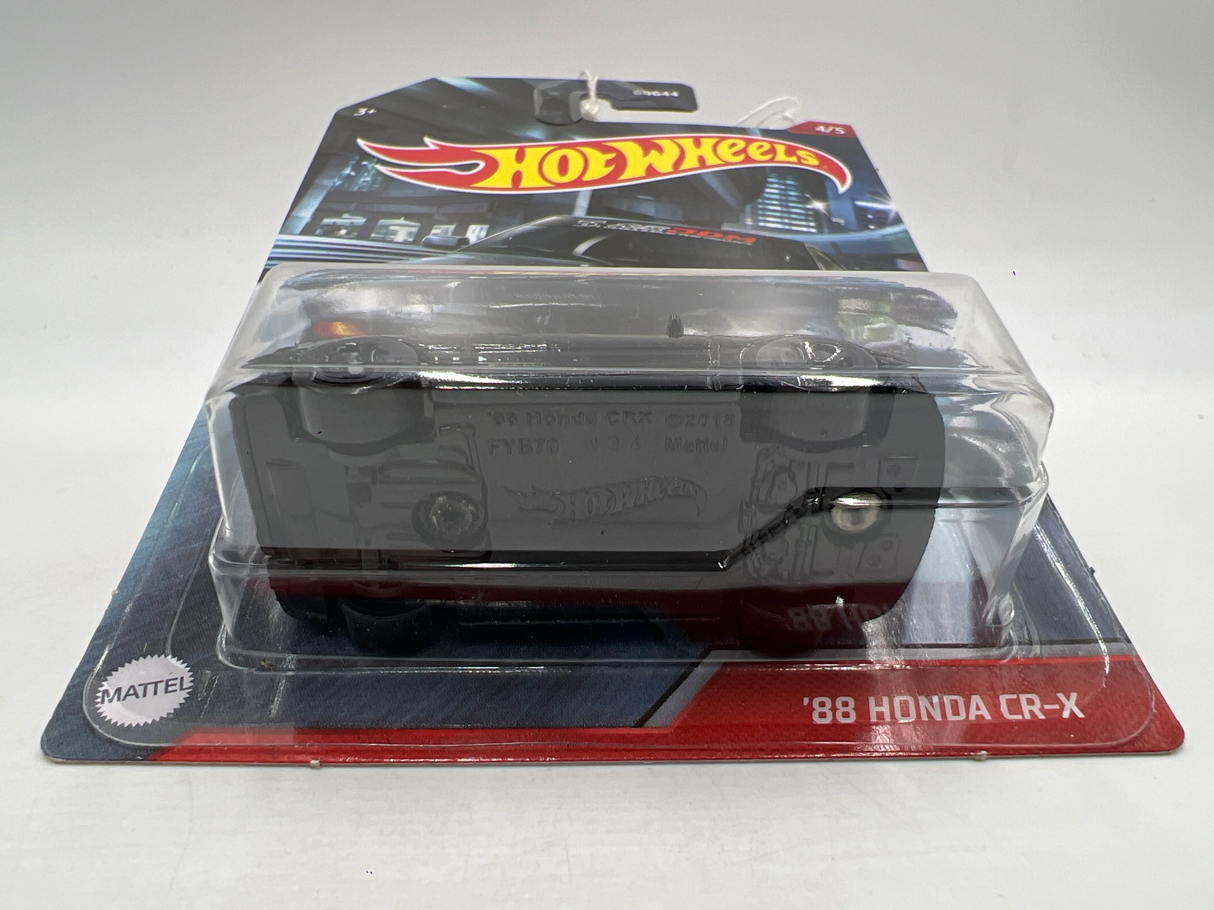 2021 Hot Wheels Cult Racers #4 88 Honda CR-X Black 154C - Image 5