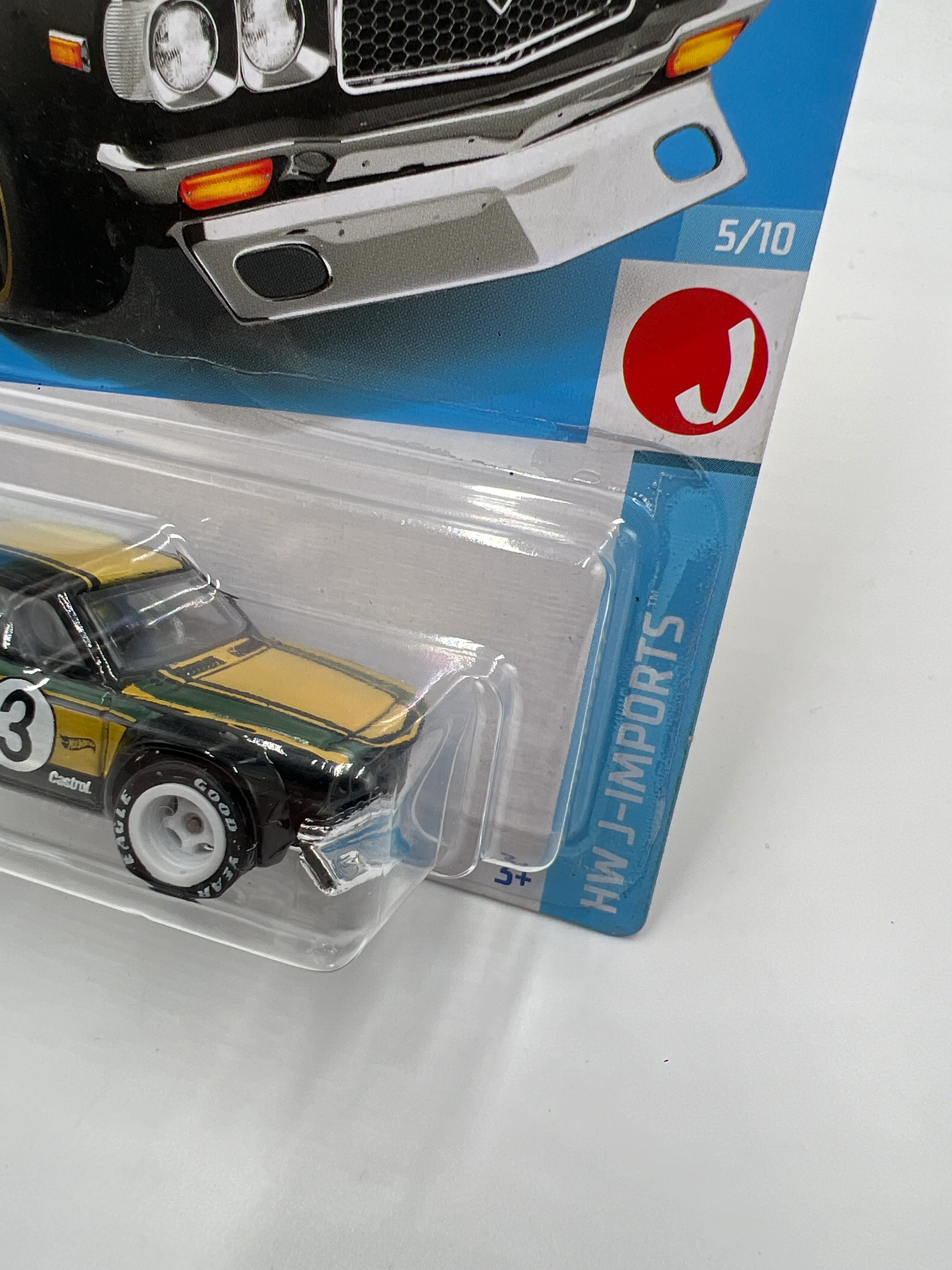 Hot Wheels Mazda RX-3 Black Wheel Swap Custom On Card W/Protector SR - Image 4