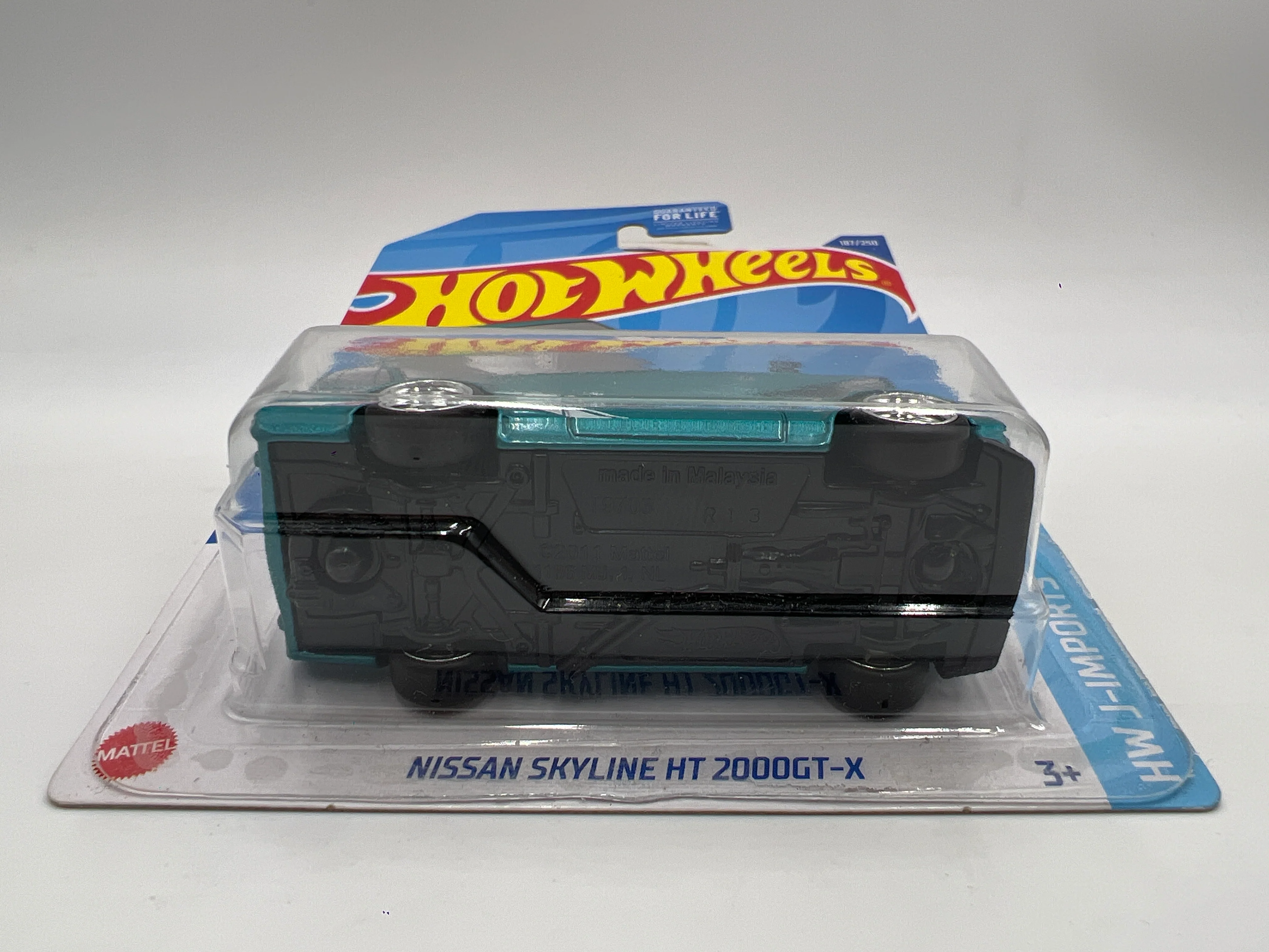Hot Wheels Nissan Skyline HT 2000GT-X Wheel Swap Custom On Card W/Protector SR - Image 3