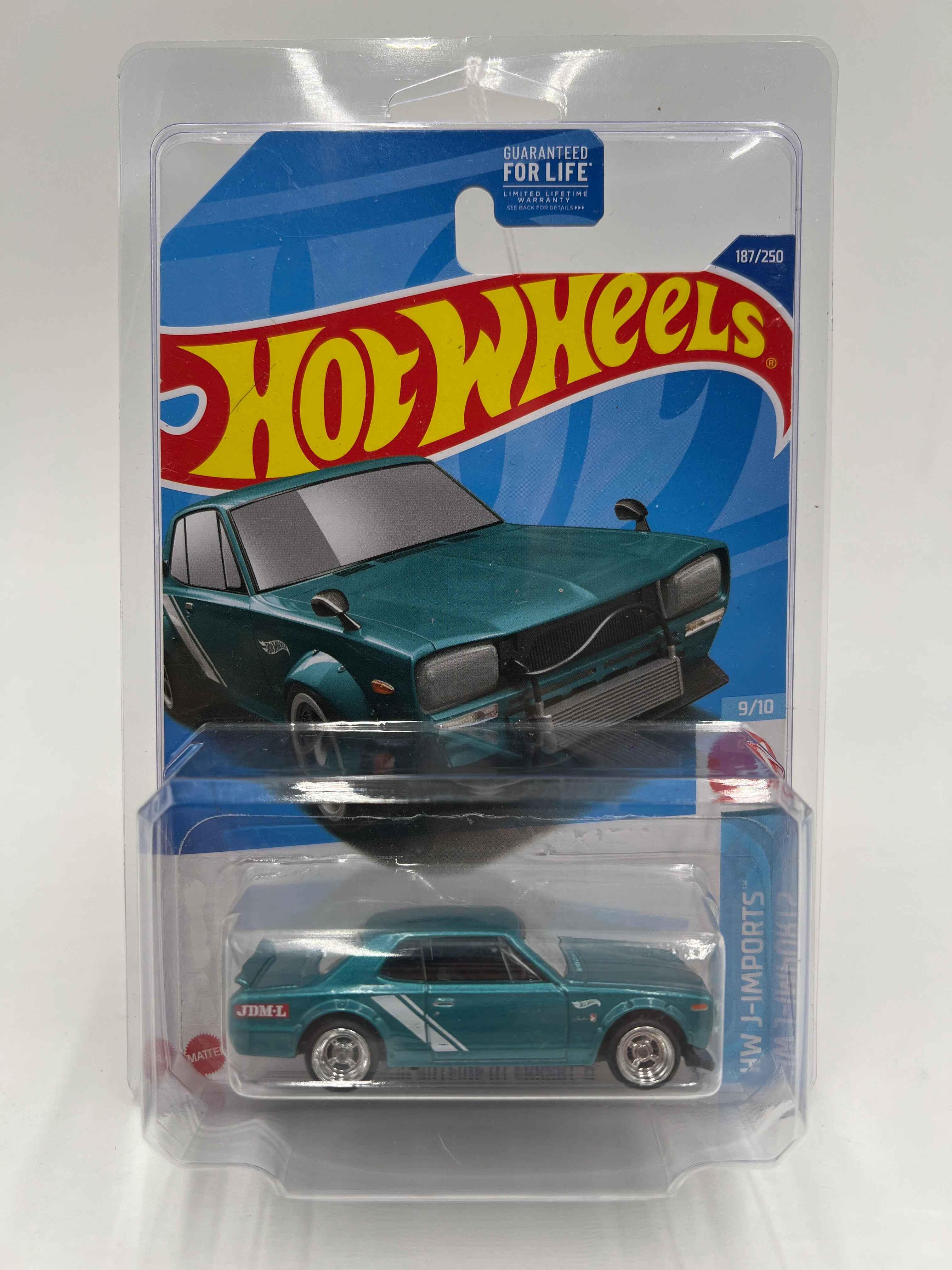 Hot Wheels Nissan Skyline HT 2000GT-X Wheel Swap Custom On Card W/Protector SR - Image 5