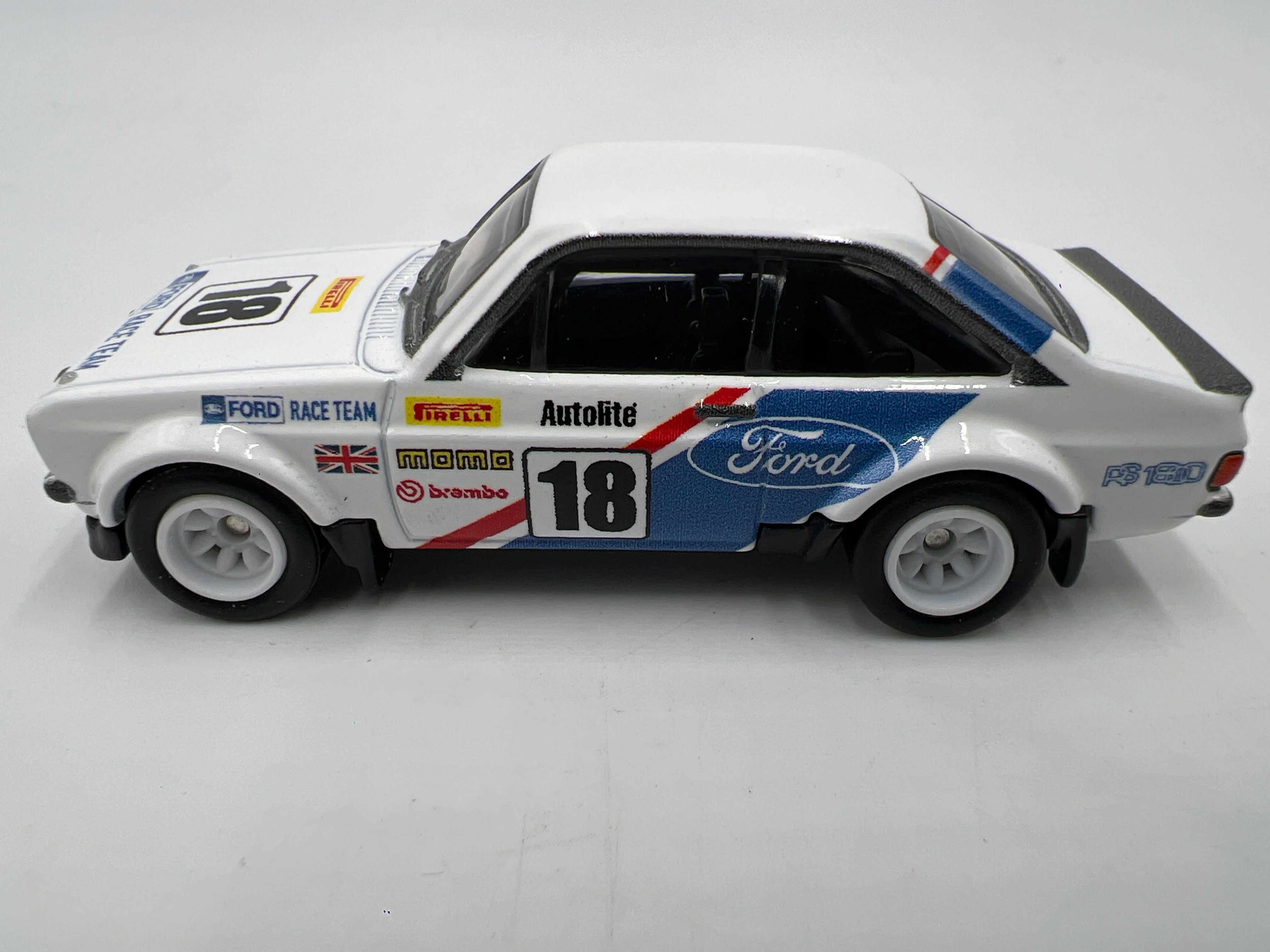 Hot Wheels Diorama Premium 78 Ford Escort RS 1800 MK2 White Loose - Image 5