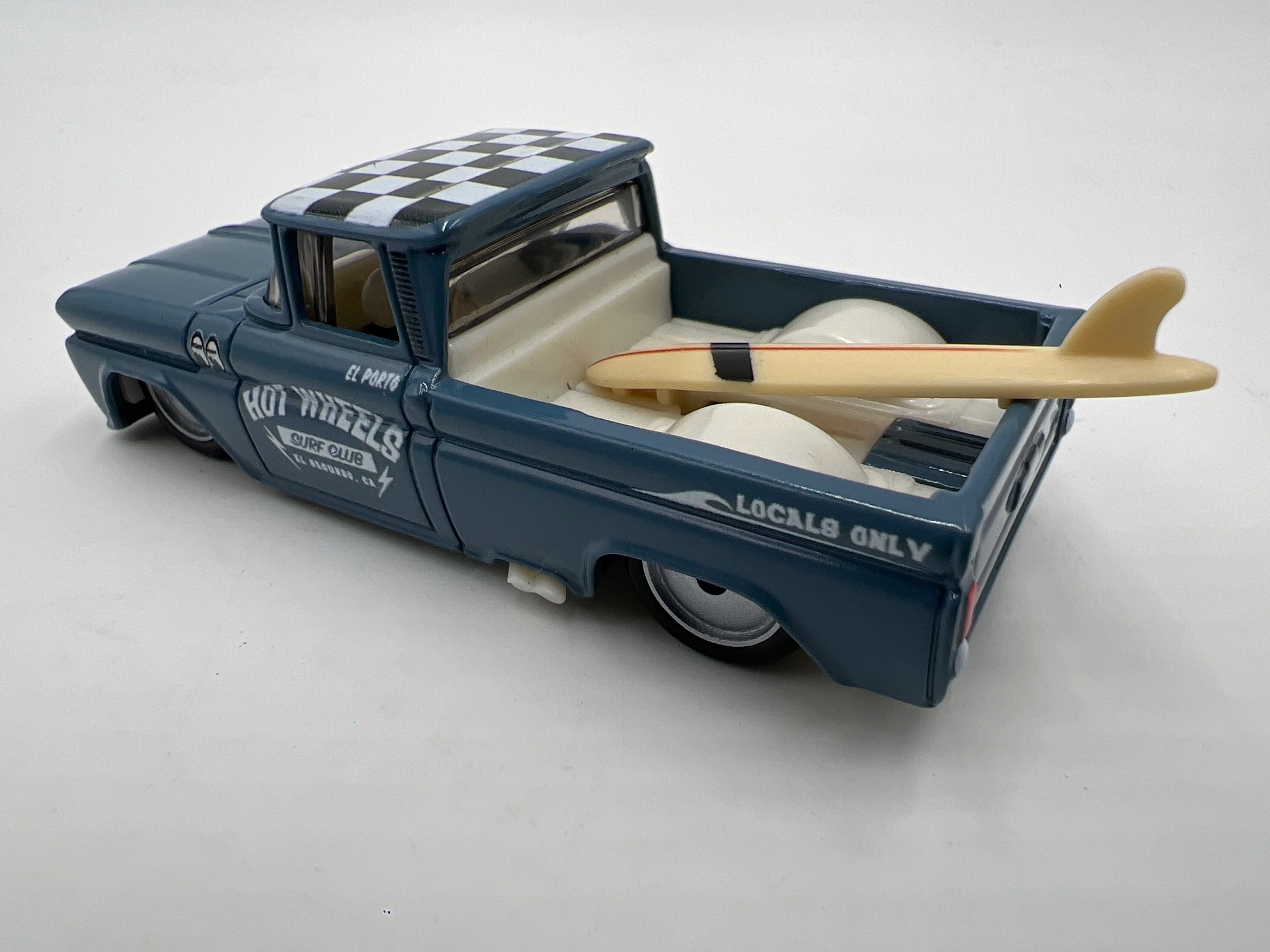 Hot Wheels Diorama Premium Custom 62 Chevy Blue Loose - Image 3