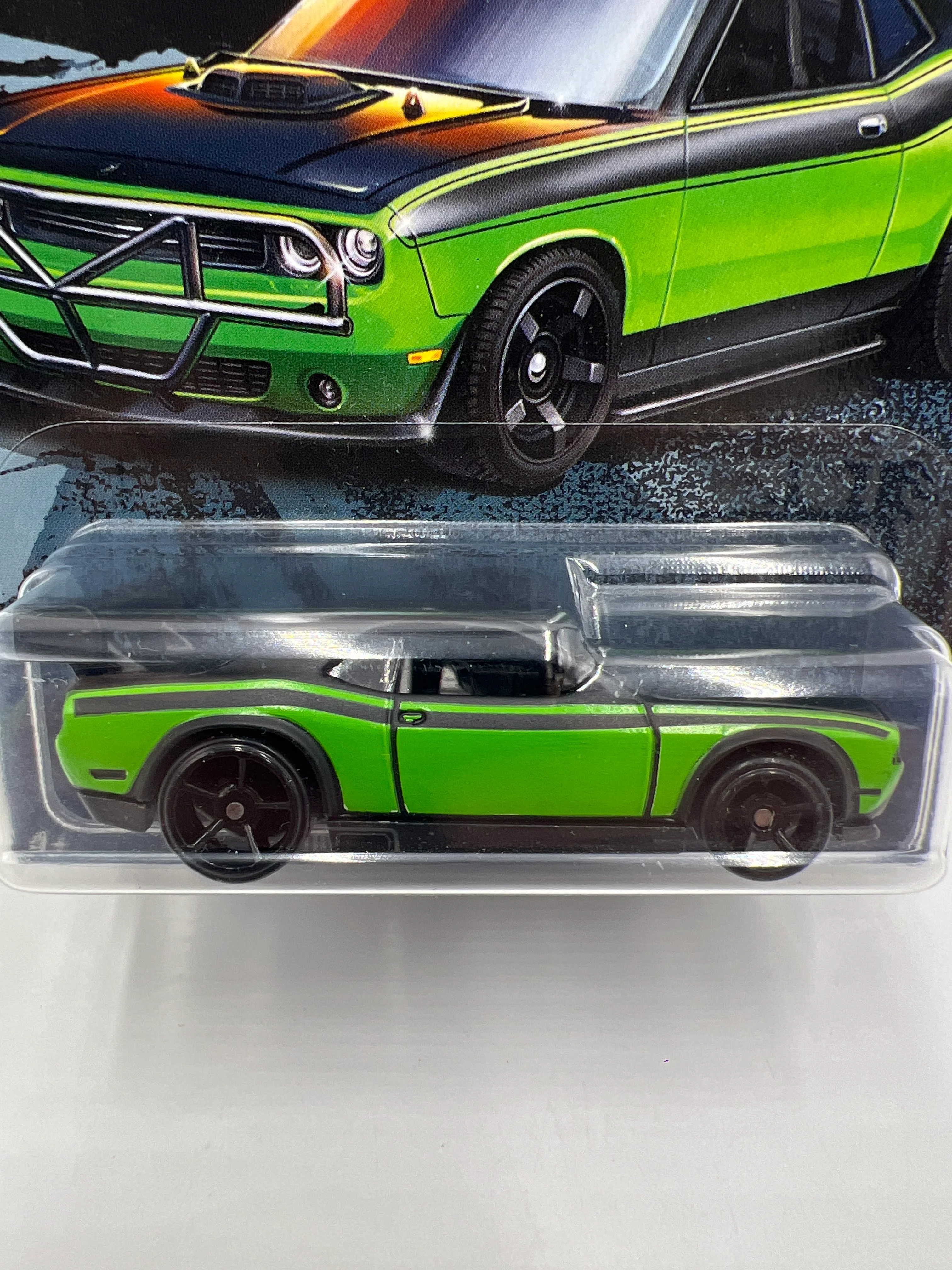 Hot Wheels Fast and Furious #1 Dodge Challenger Drift Car Green/Black - Image 2