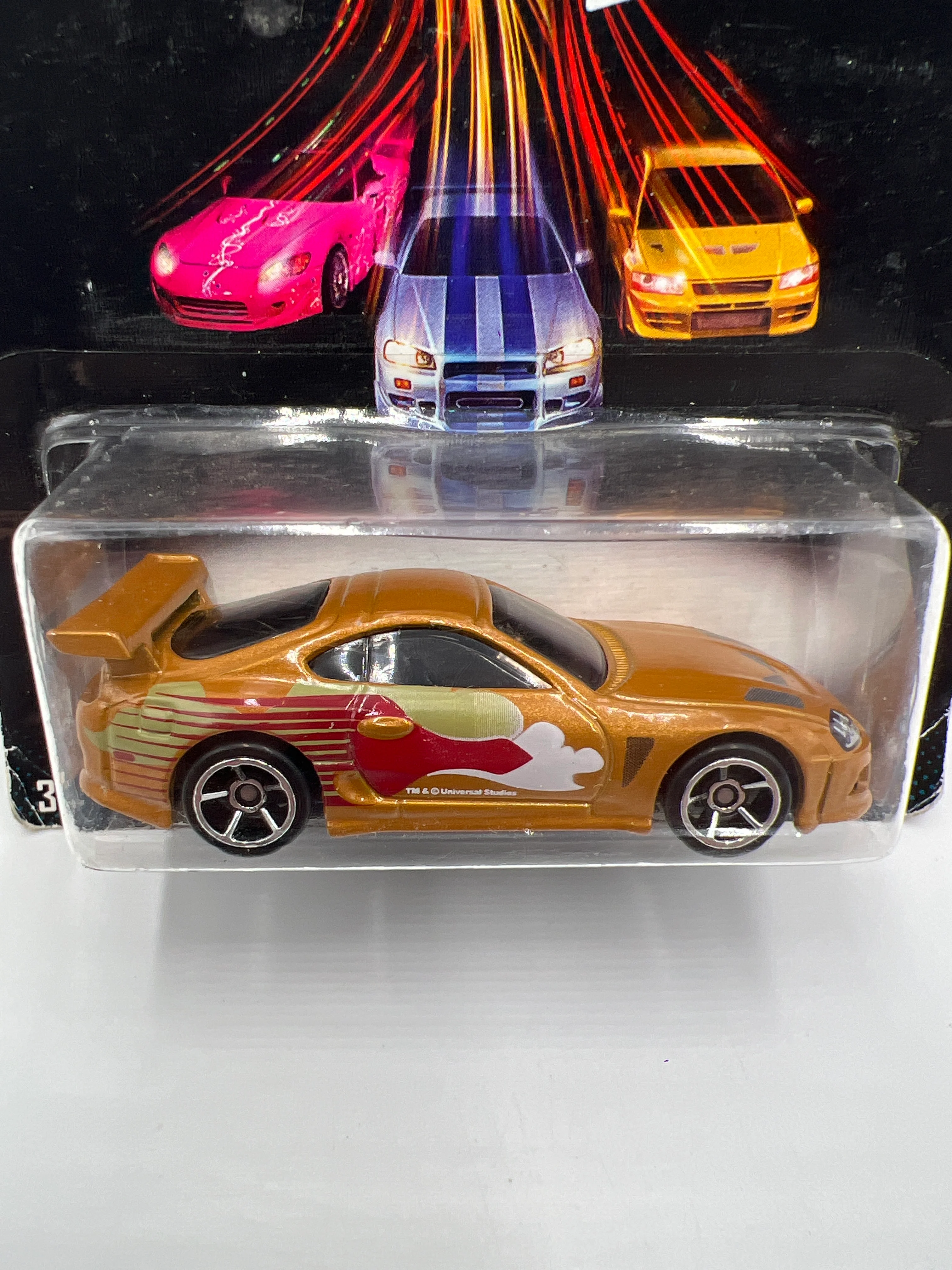 Hot Wheels Fast and Furious #2 94 Toyota Supra W/Protector - Image 2