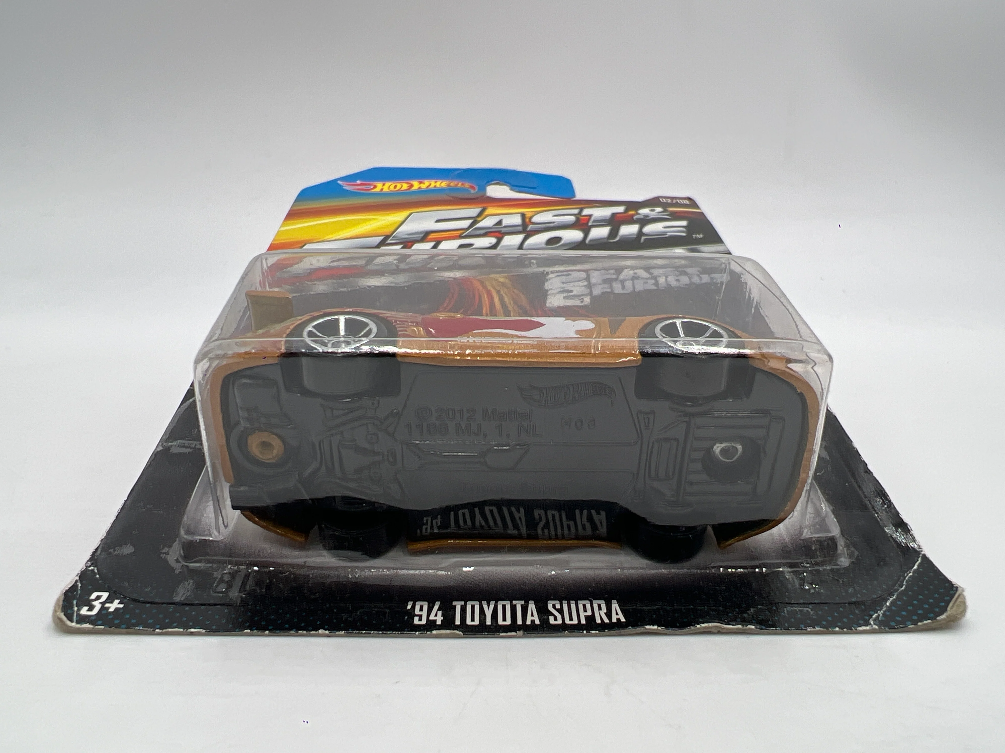 Hot Wheels Fast and Furious #2 94 Toyota Supra W/Protector - Image 5