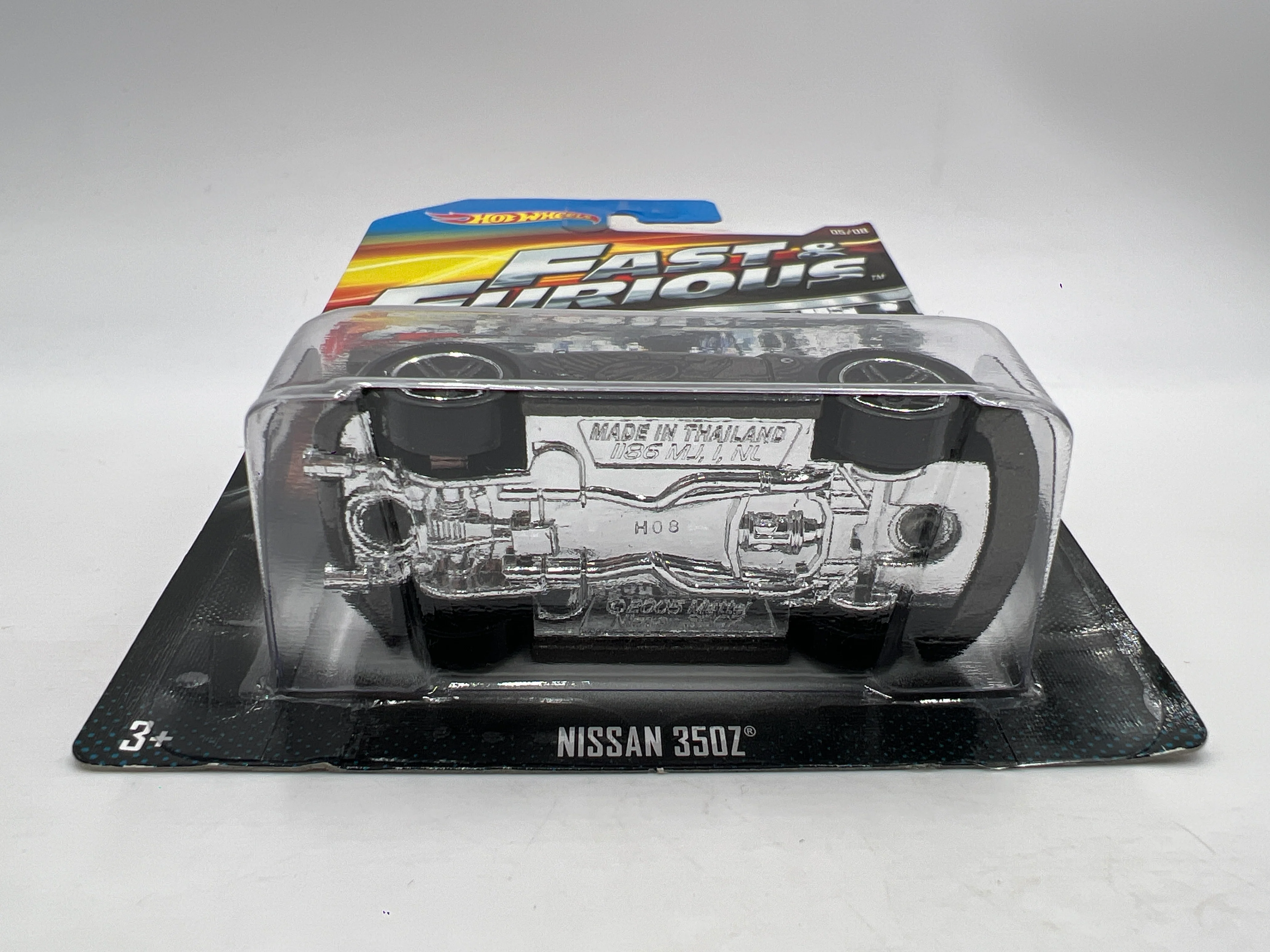 Hot Wheels Fast and Furious #5 Nissan 350Z Gray/Black W/Protector - Image 5