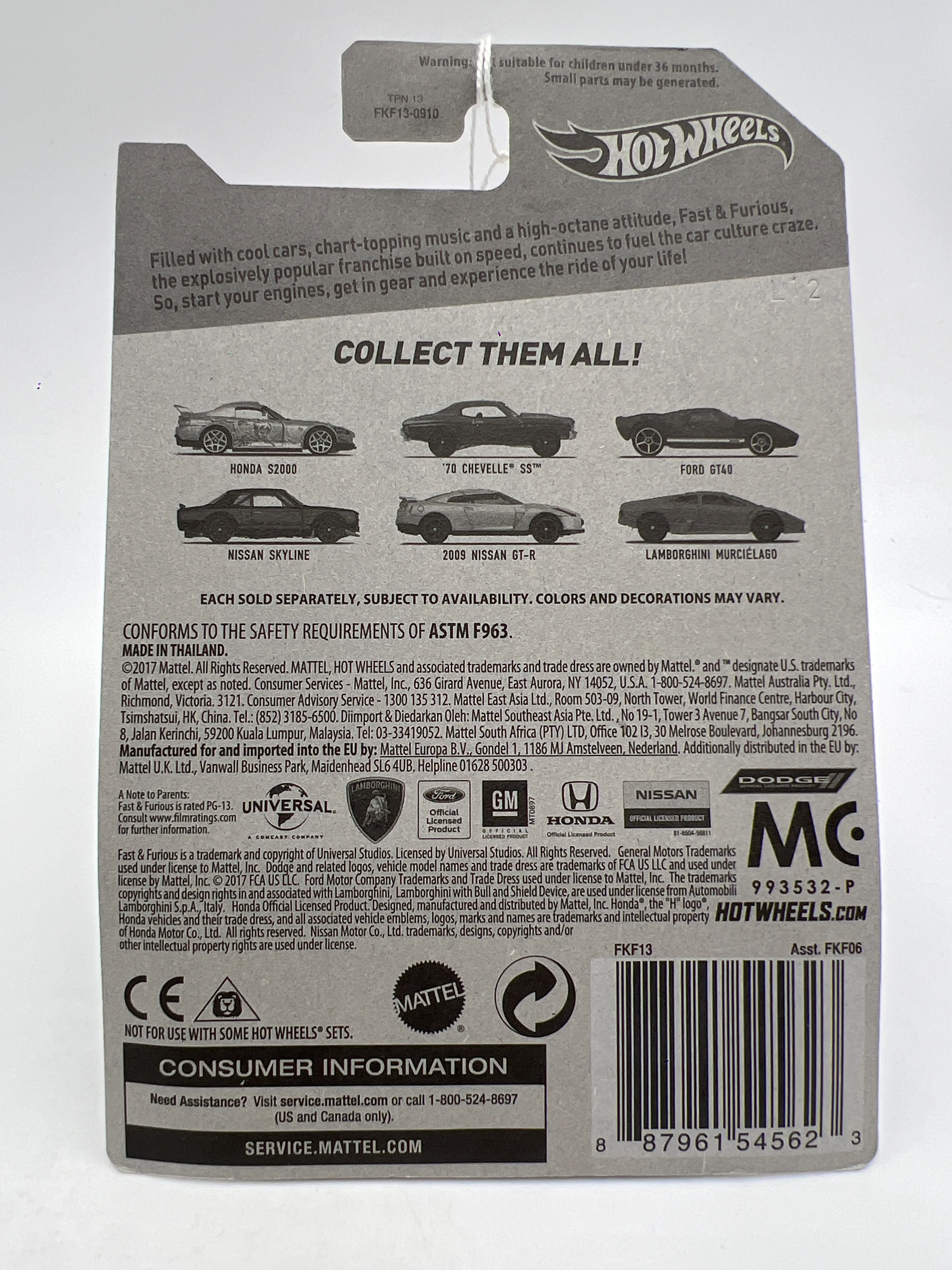 Hot Wheels Fast and Furious #4 Nissan Skyline Black - Image 6