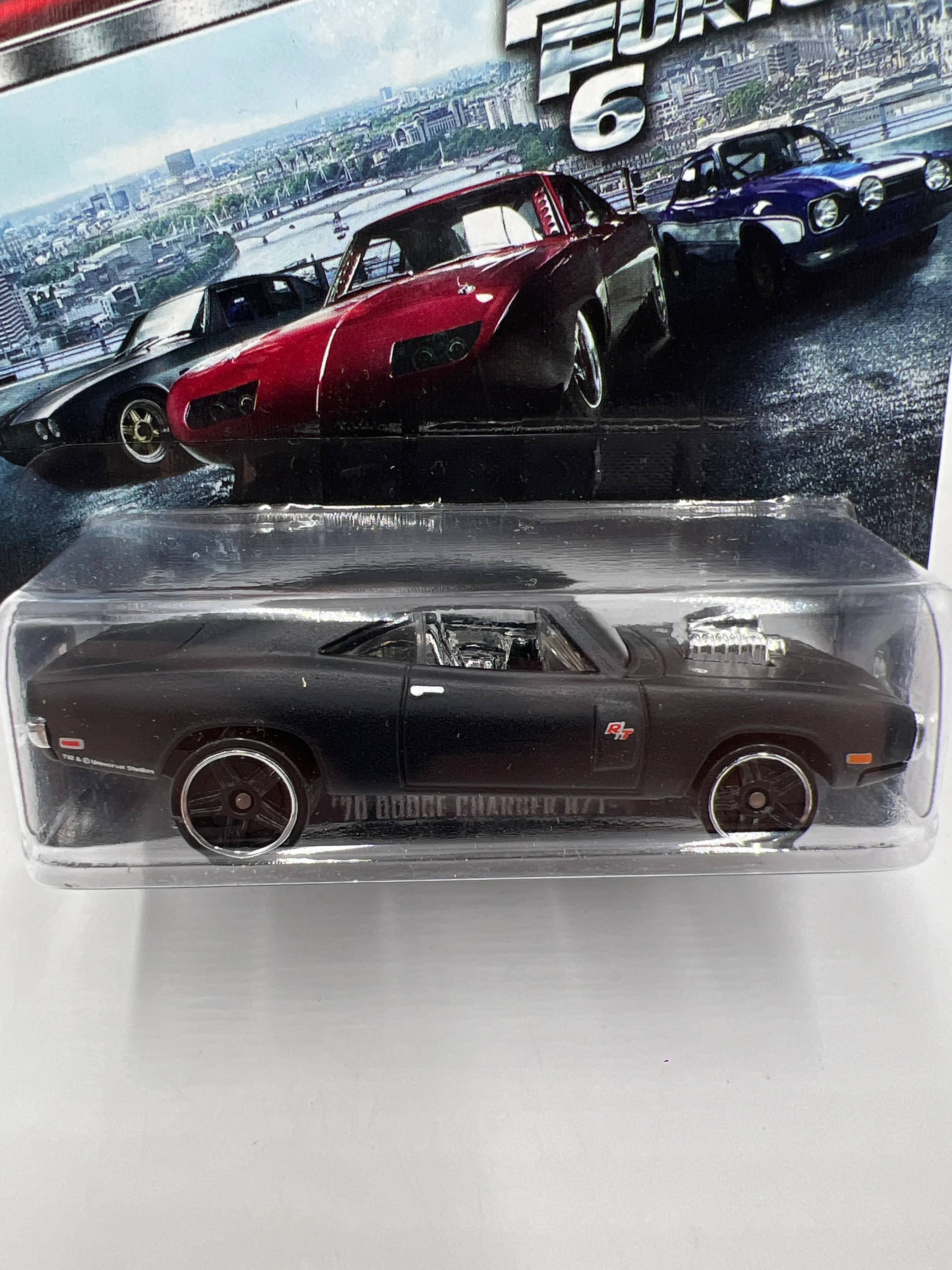 Hot Wheels Fast and Furious #3 70 Dodge Charger R/T Matte Black 69E - Image 2