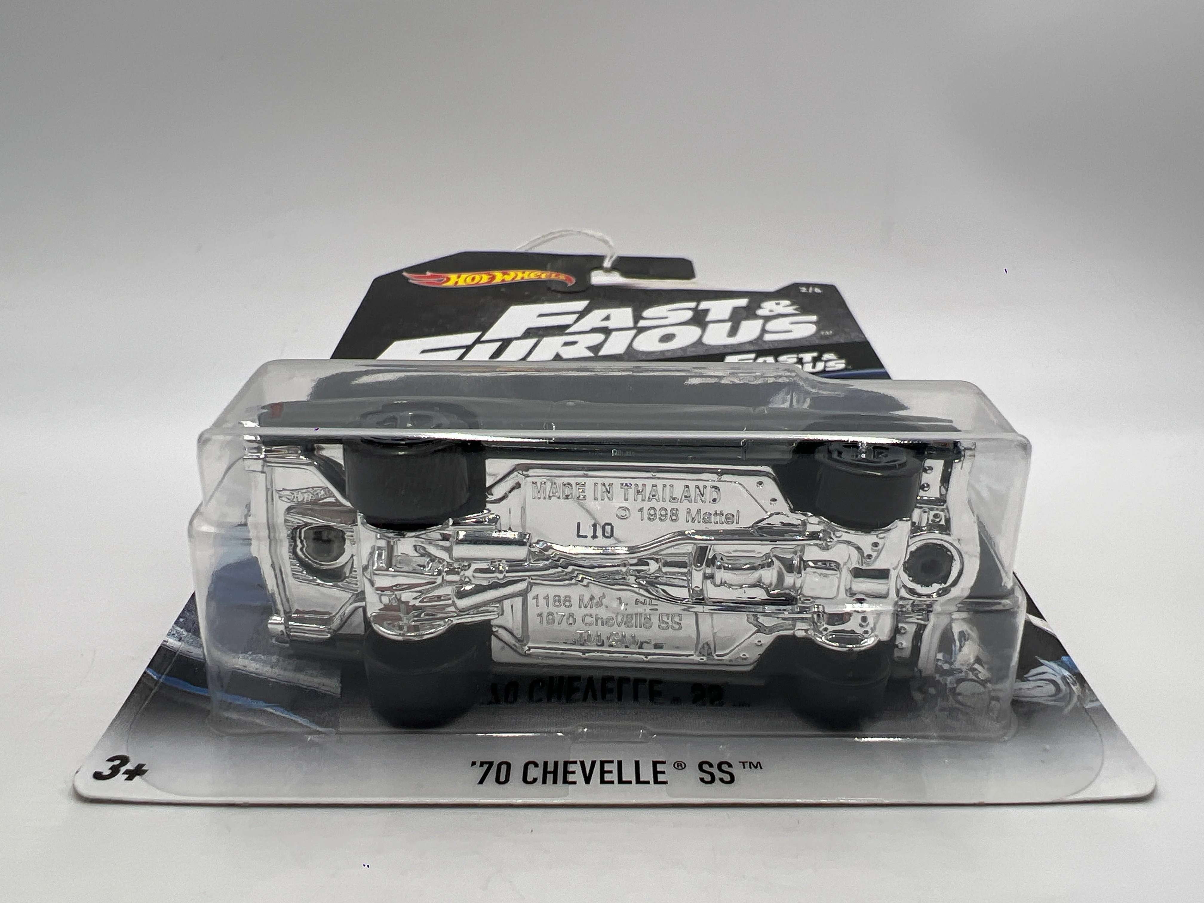 Hot Wheels Fast and Furious #2 2/6 70 Chevelle SS Gray - Image 5