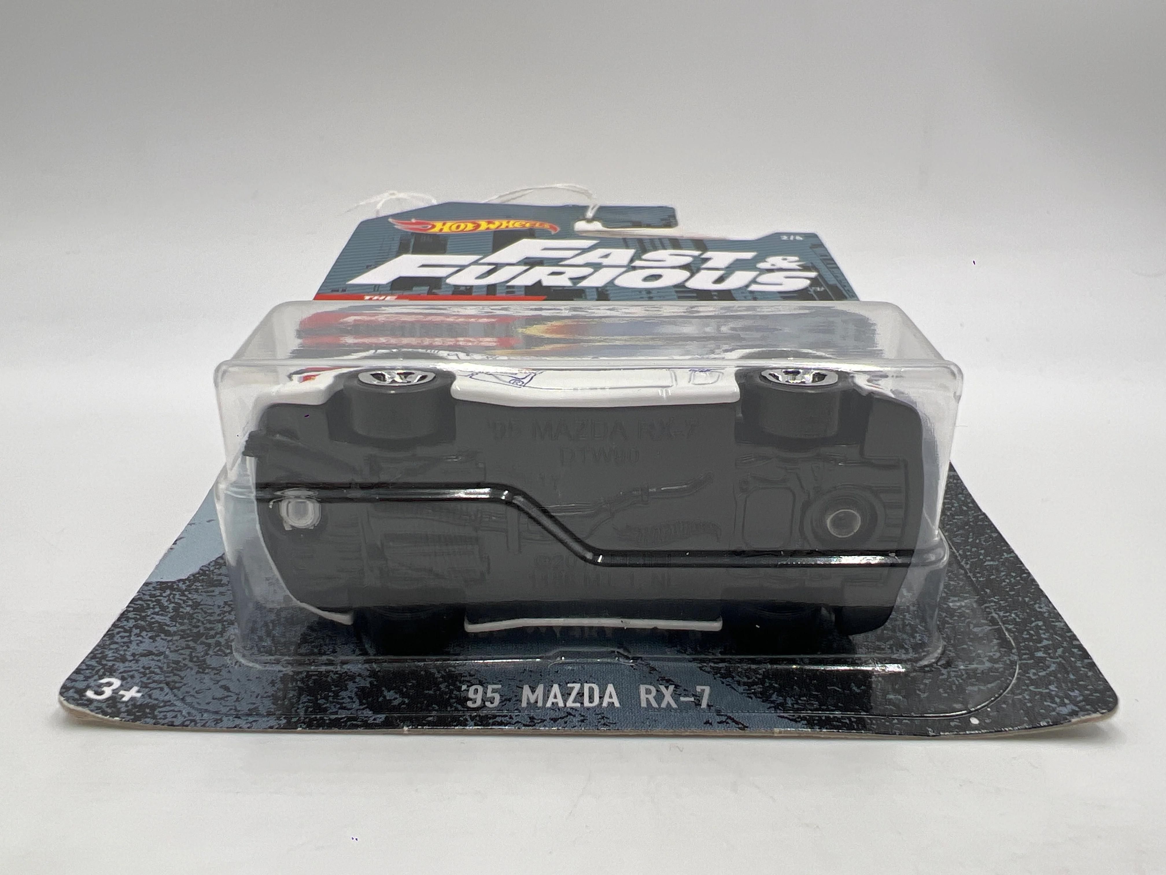 Hot Wheels Fast and Furious #2 95 Mazda RX-7 White 74B - Image 5