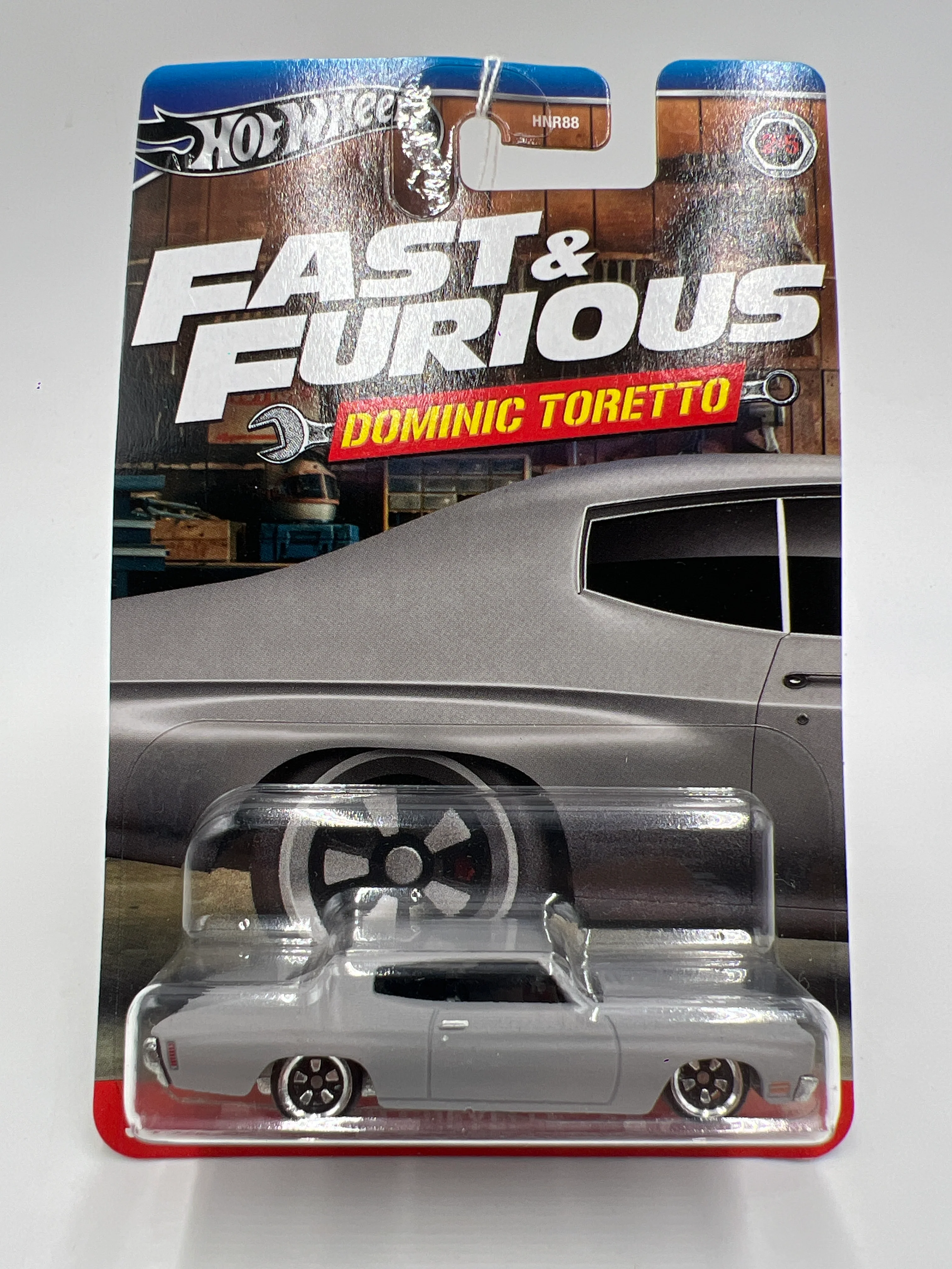 Hot Wheels Fast and Furious Dominic Toretto #2 1970 Chevelle SS Primer Gray 74G