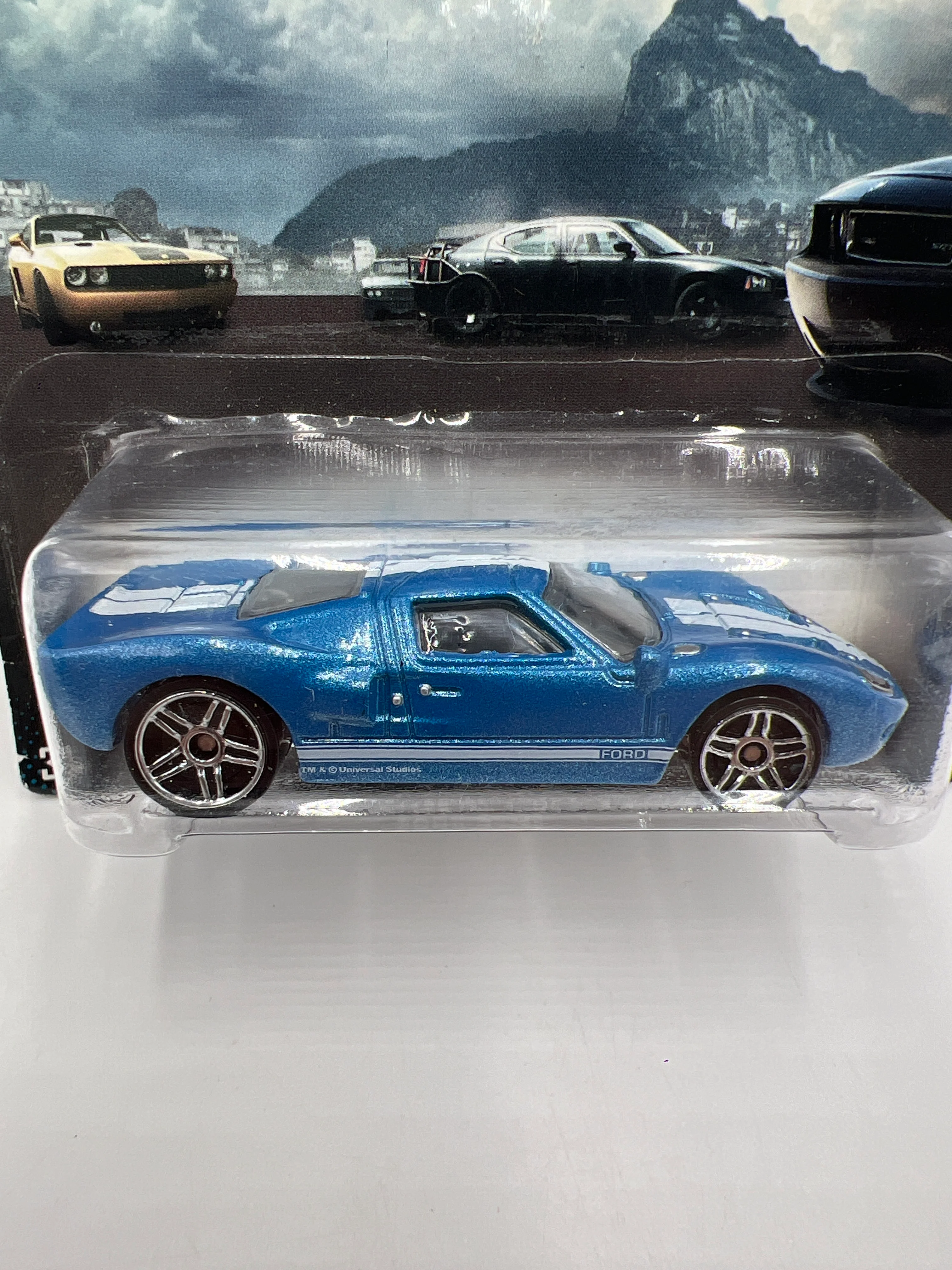 Hot Wheels Fast and Furious Fast Five #8 Ford GT-40 Blue 71G - Image 2