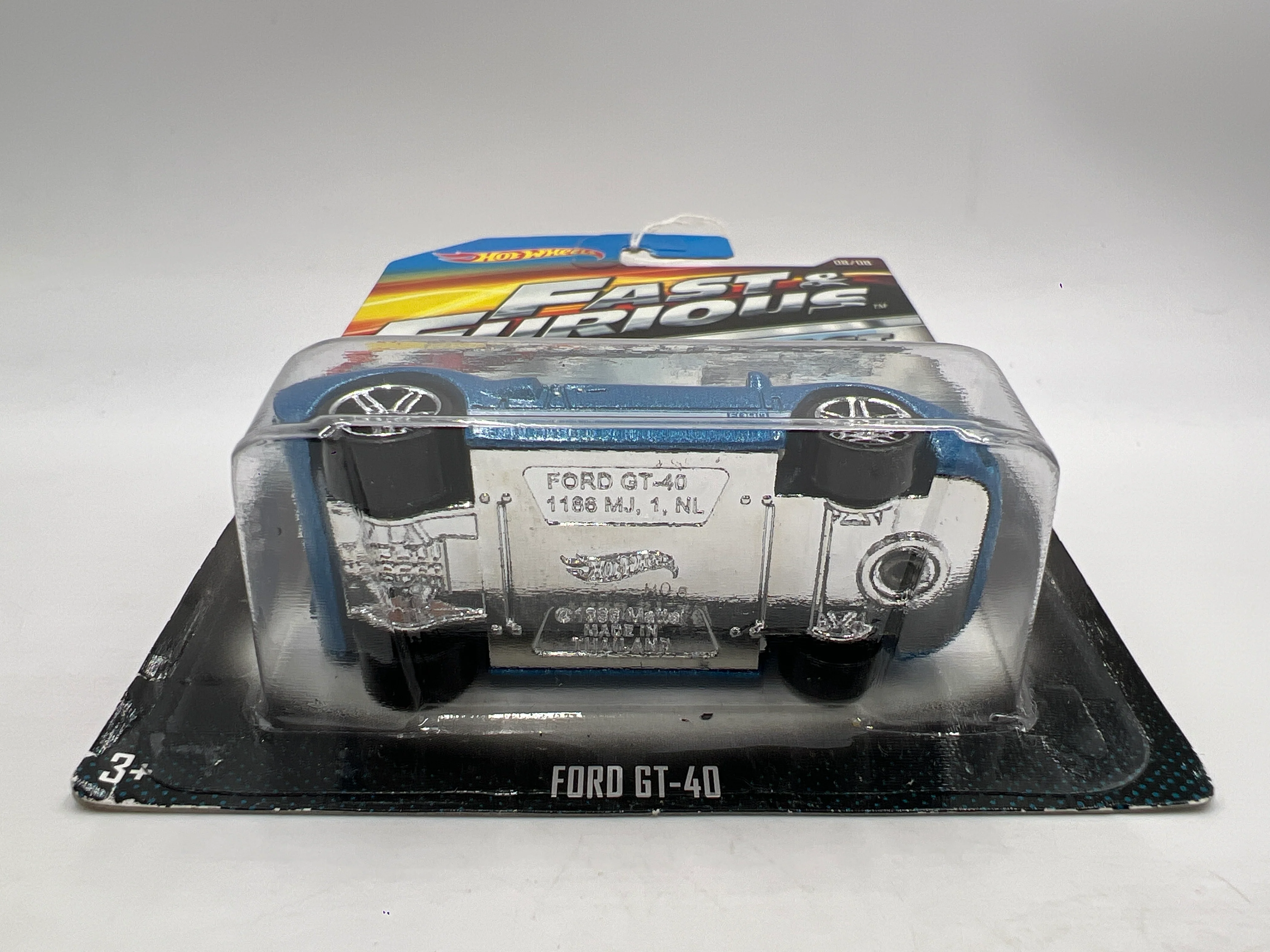 Hot Wheels Fast and Furious Fast Five #8 Ford GT-40 Blue 71G - Image 5