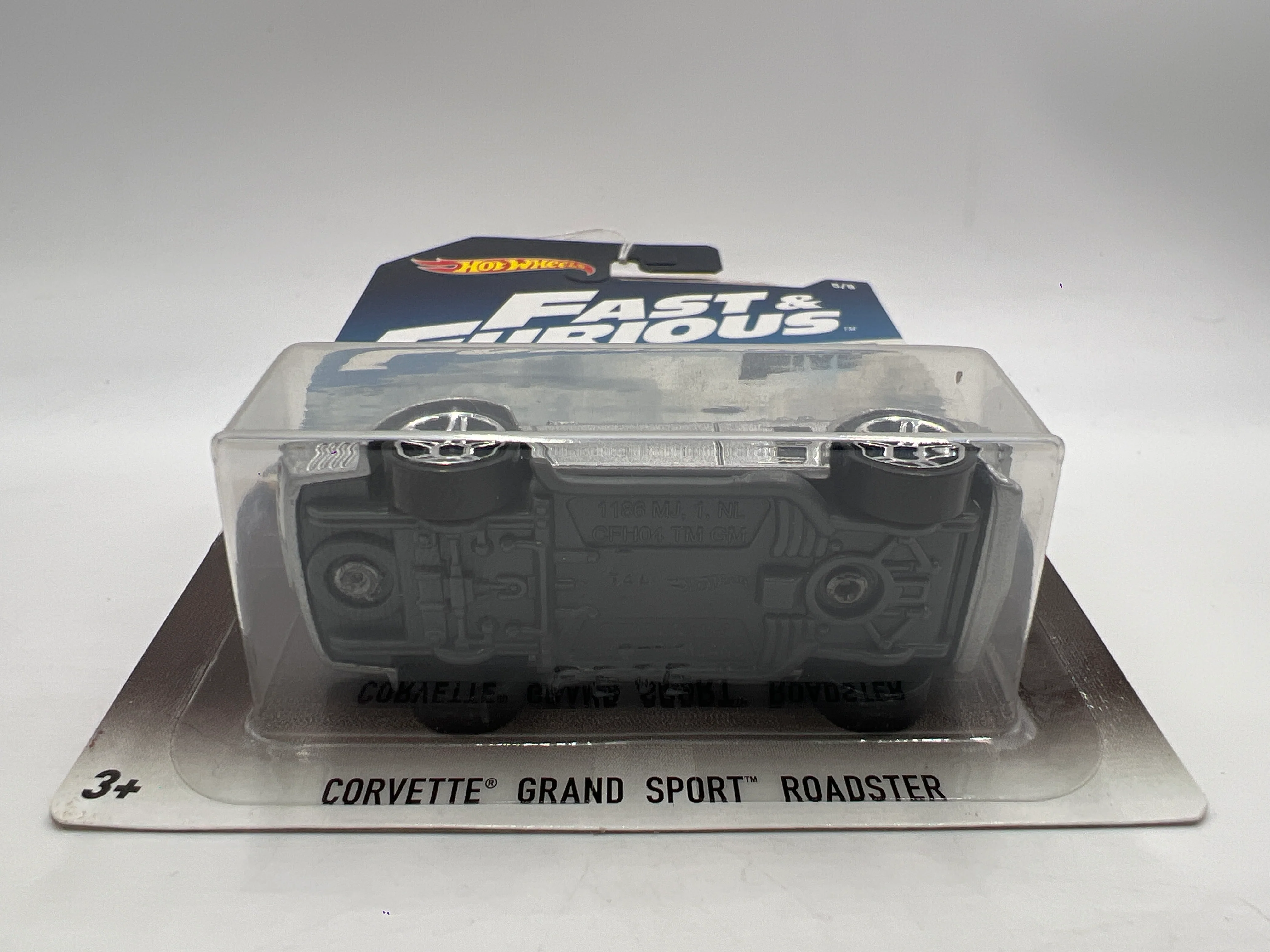Hot Wheels Fast and Furious Fast Five #5 Corvette Grand Sport Roadster Silver 69i - Image 5