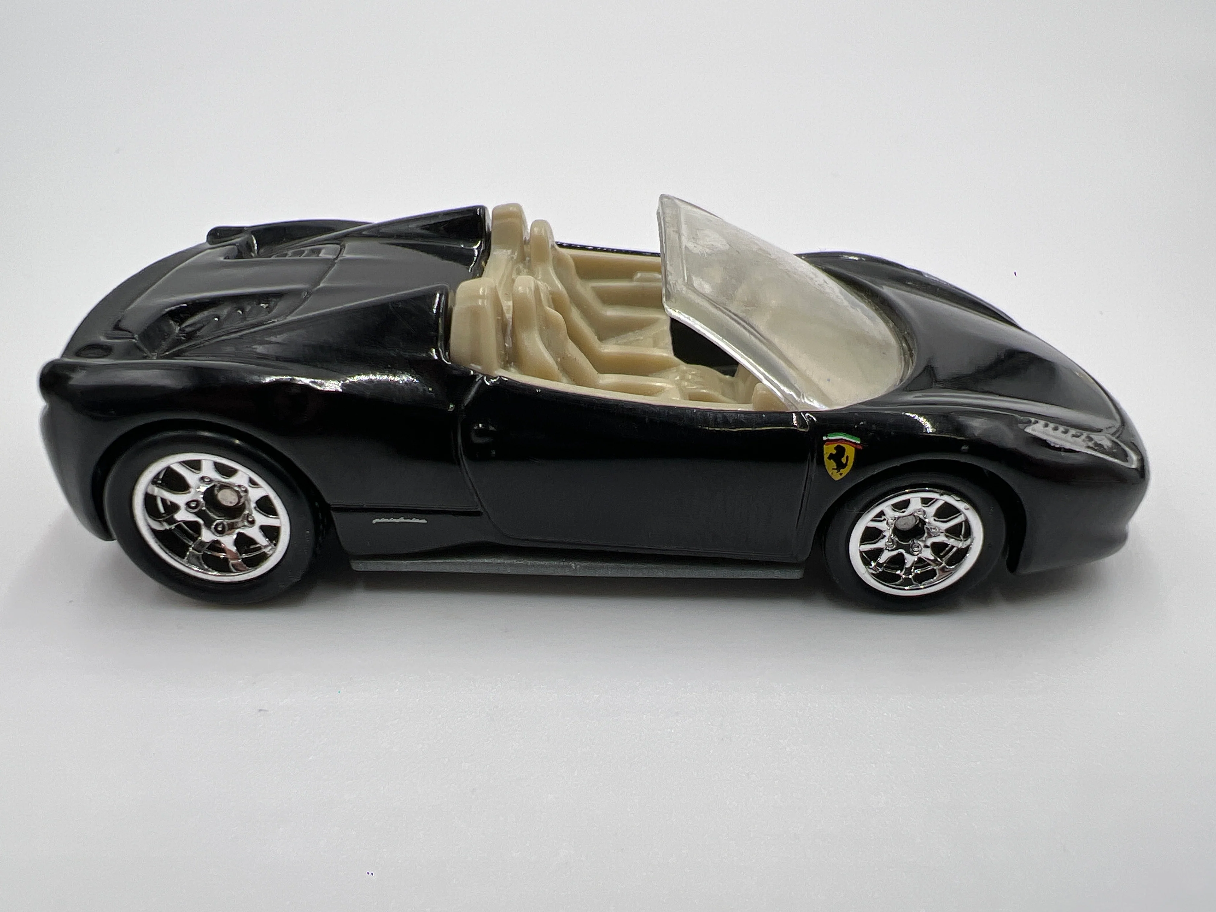 Hot Wheels Ferrari 458 Spider Black Loose CUSTOM - Image 4