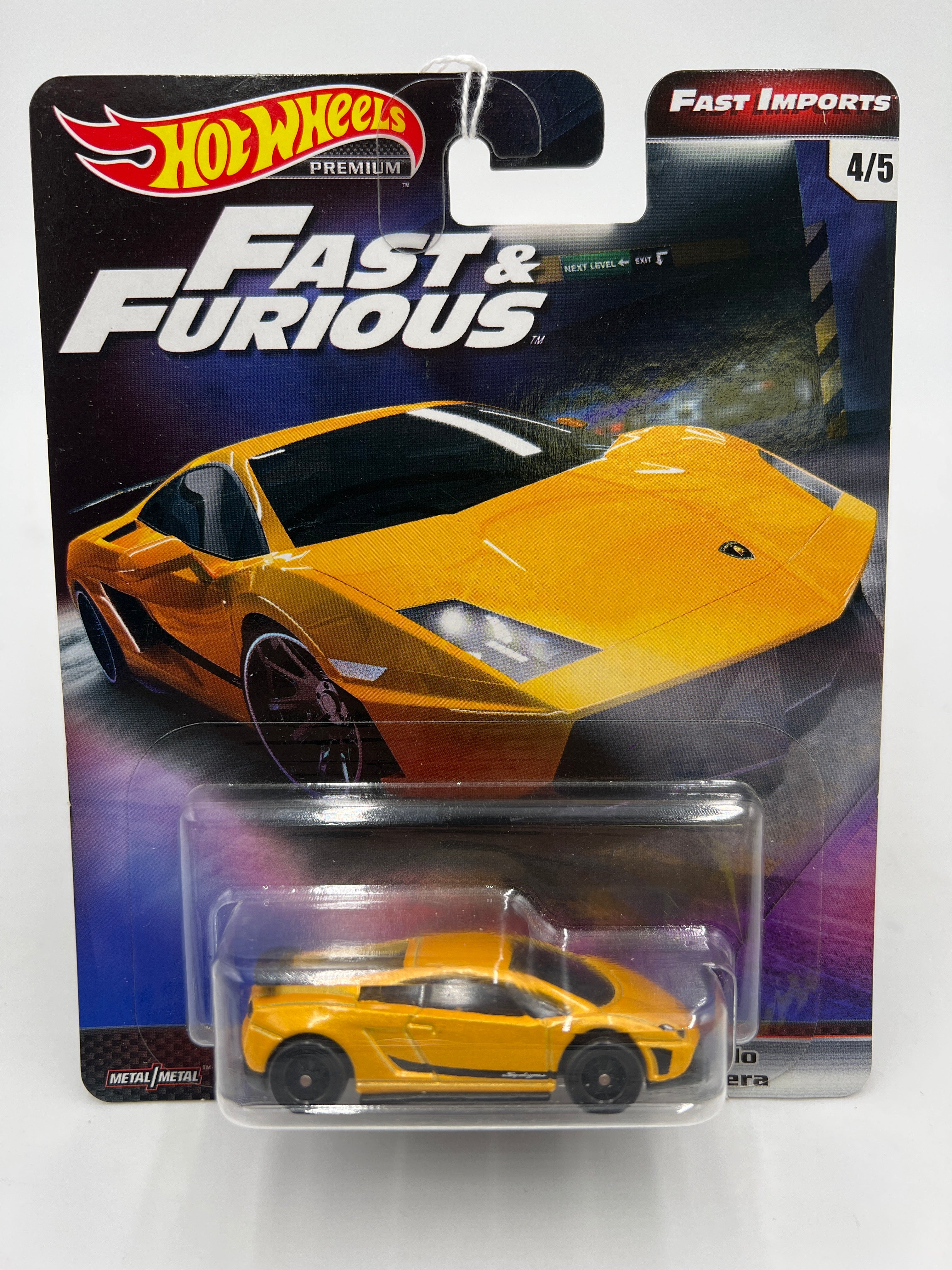 Hot Wheels Fast & Furious Fast Imports #4 Lamborghini Gallardo LP 570-4 Superleggera Yellow 247A - Image 2