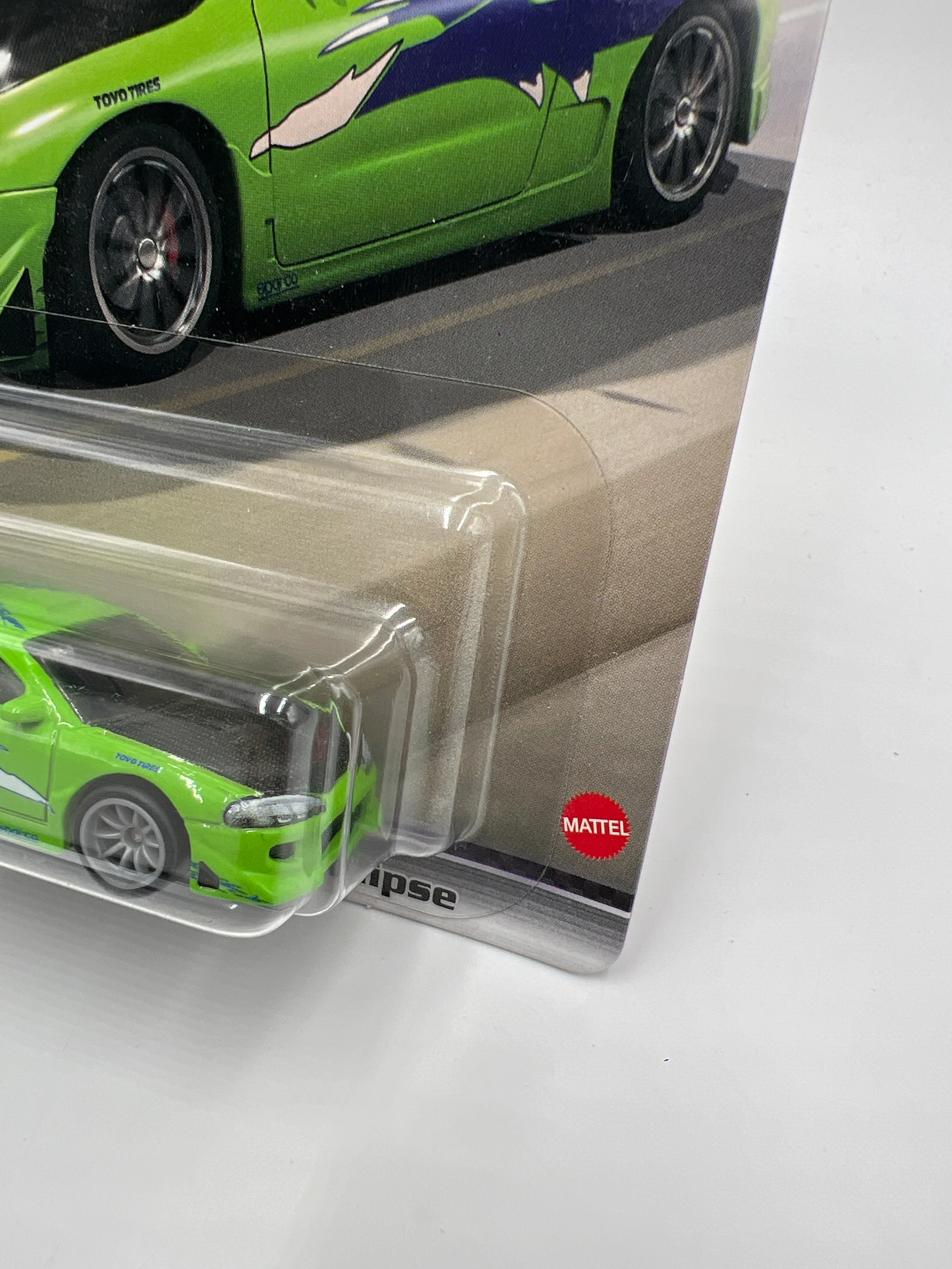 Hot Wheels Premium Fast & Furious Fast Stars #1 Mitsubishi Eclipse Green W/Protector - Image 3