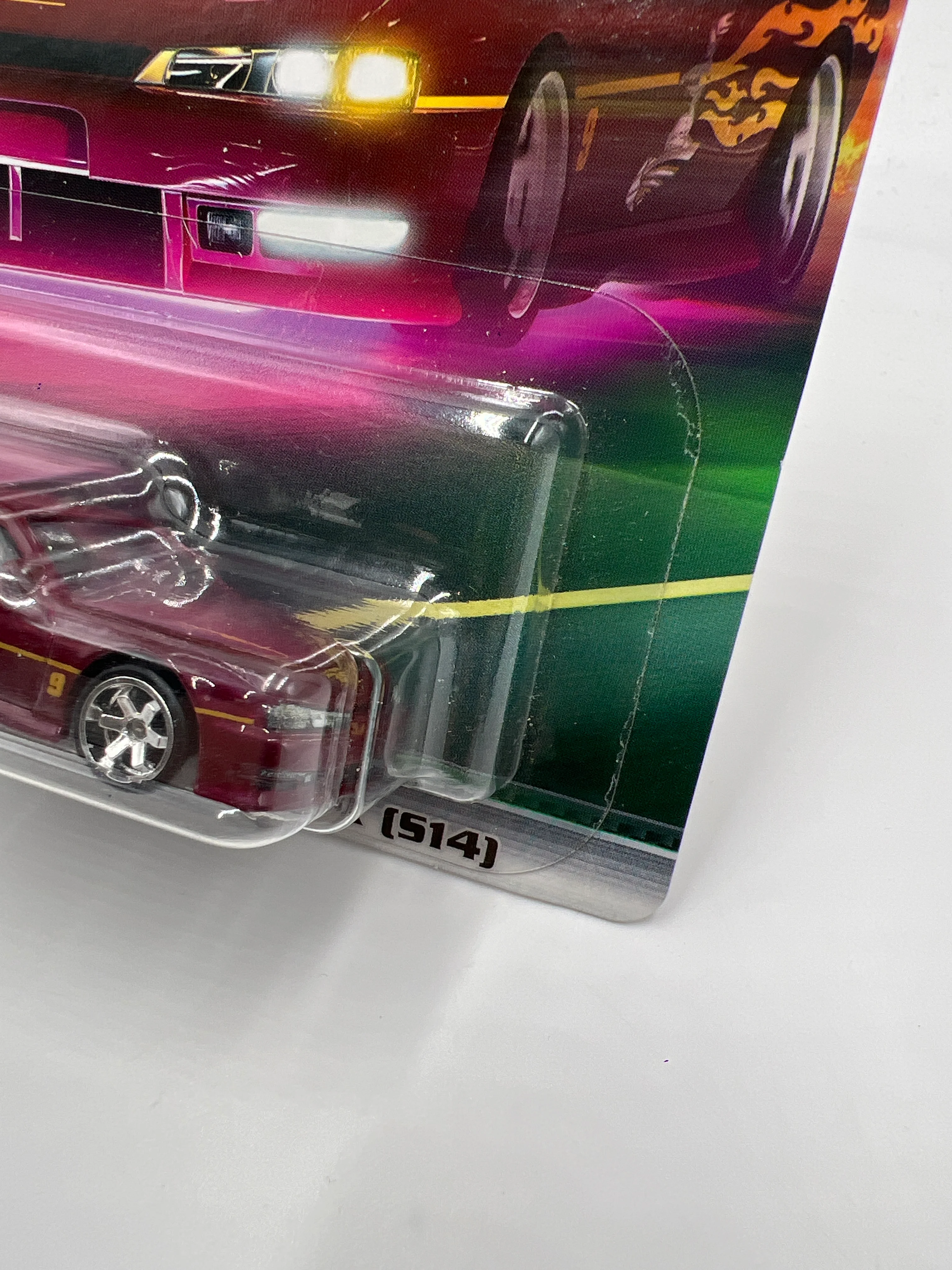 Hot Wheels Fast & Furious Original Fast #1 Nissan 240SX S14 Red W/Protector - Image 4