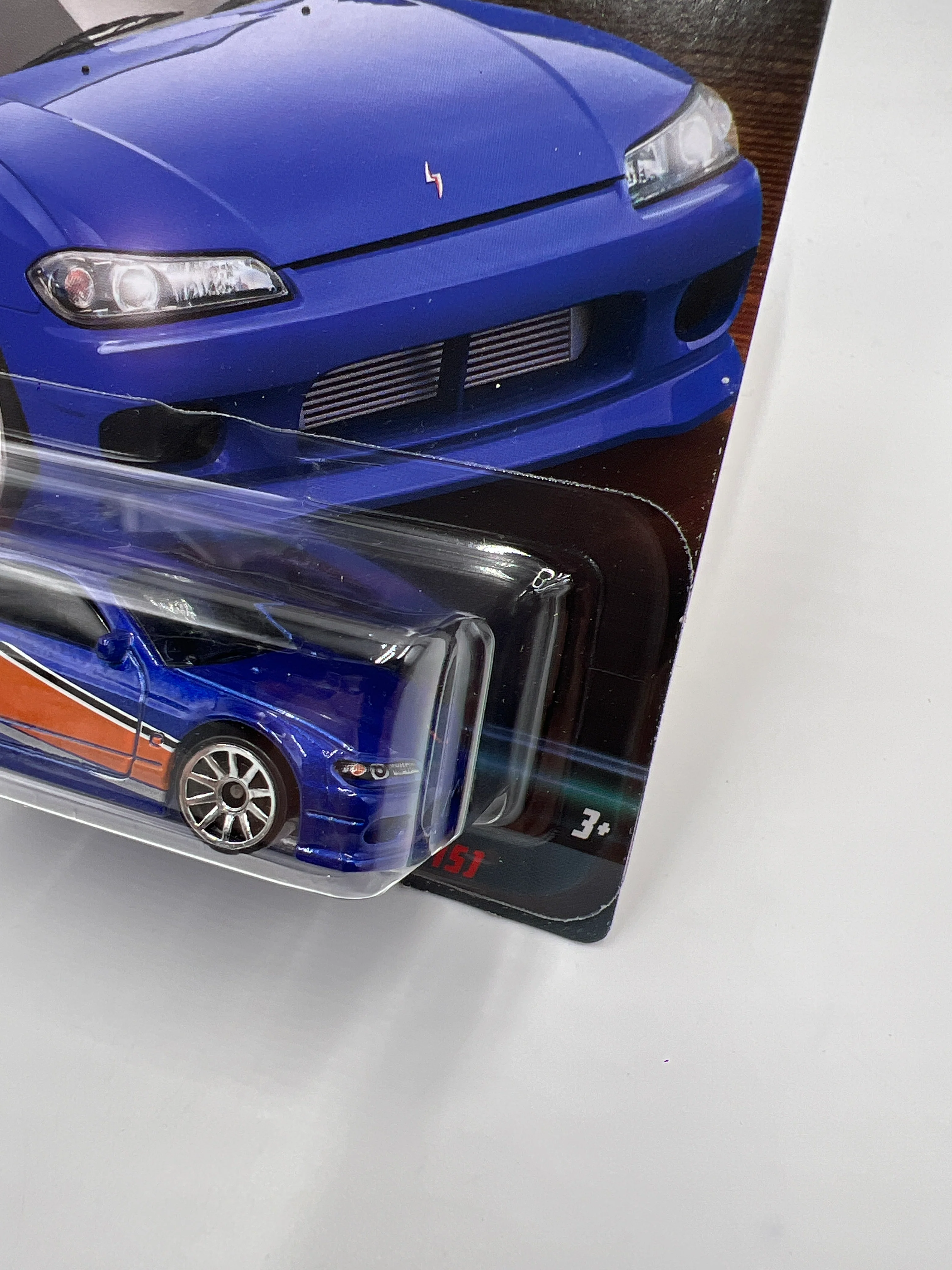 Hot Wheels Fast & Furious Series 1 #3 Tokyo Drift Nissan Silvia S15 Blue/Orange 71E - Image 4