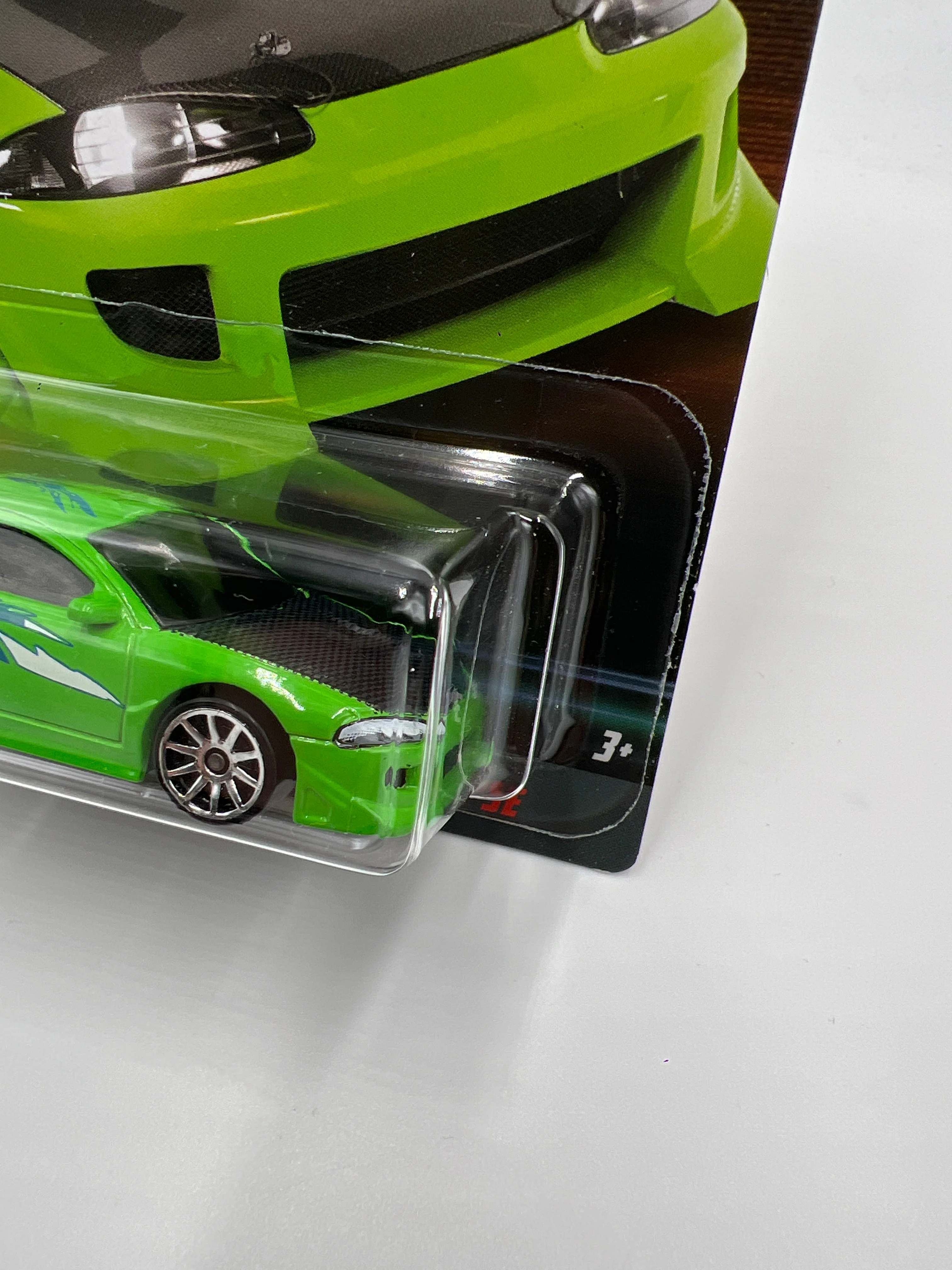 Hot Wheels Fast & Furious Series 1 #1 95 Misubishi Eclipse Green W/Protector - Image 4