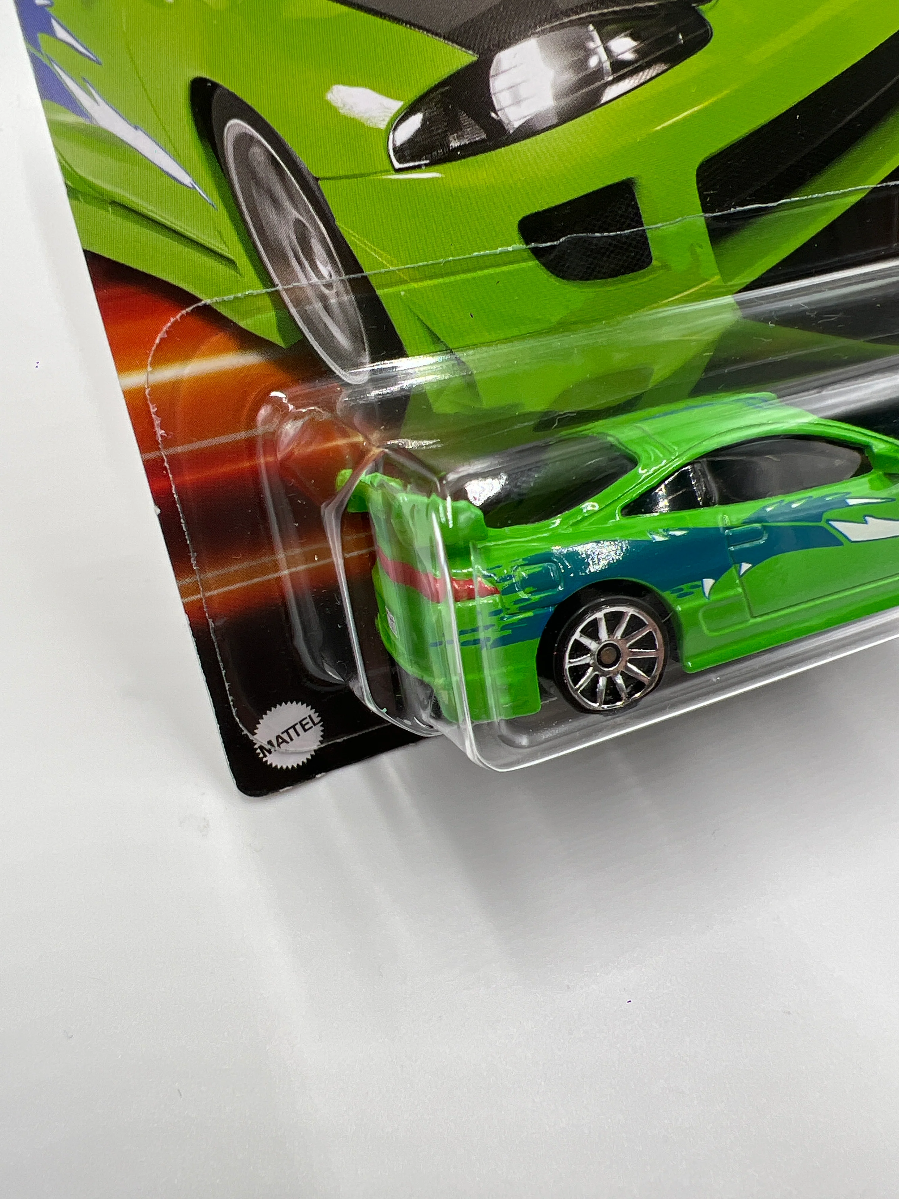 Hot Wheels Fast & Furious Series 1 #1 95 Misubishi Eclipse Green W/Protector - Image 5