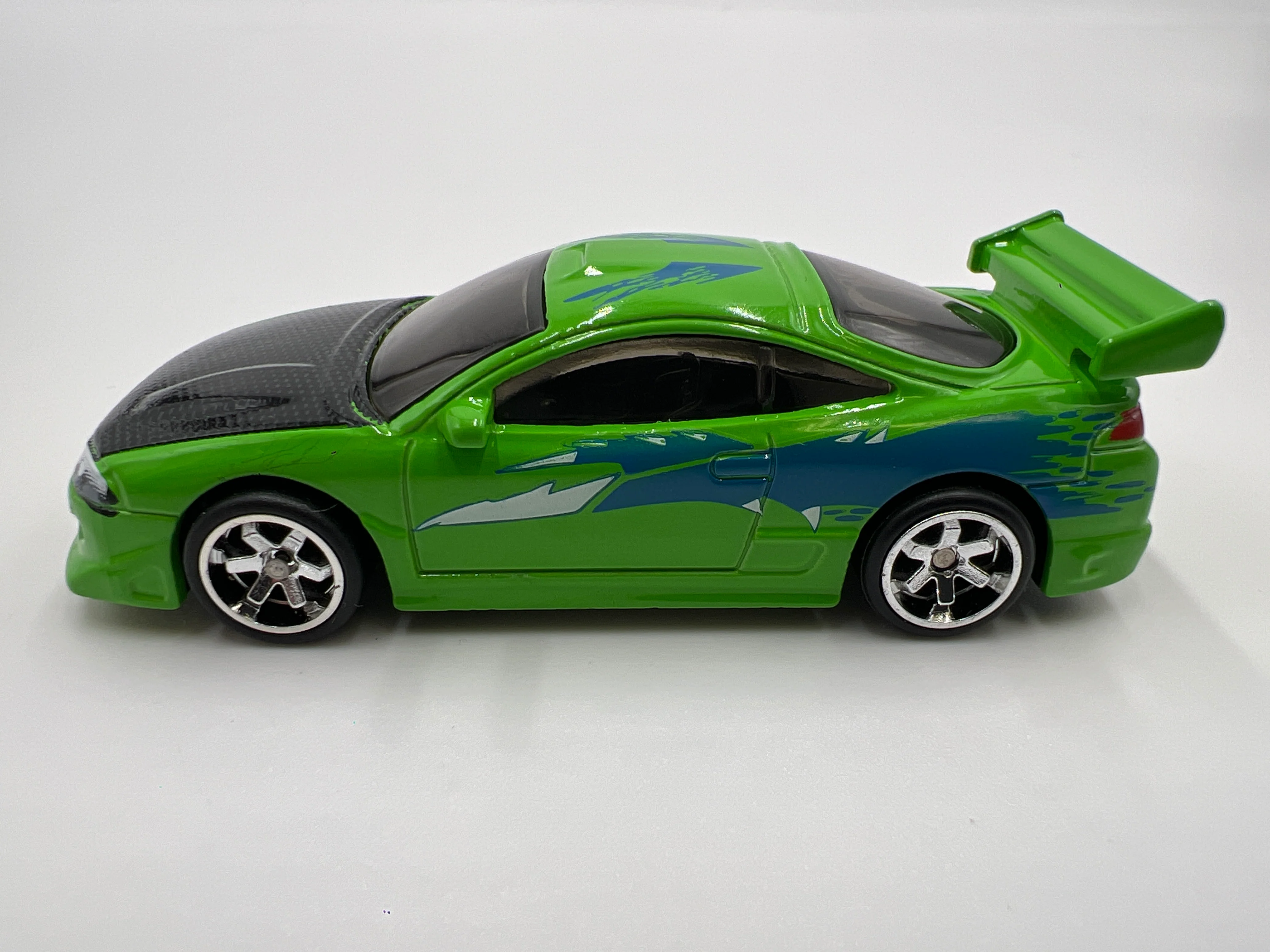Hot Wheels Fast & Furious 95 Mitsubishi Eclipse Green Loose CUSTOM - Image 5
