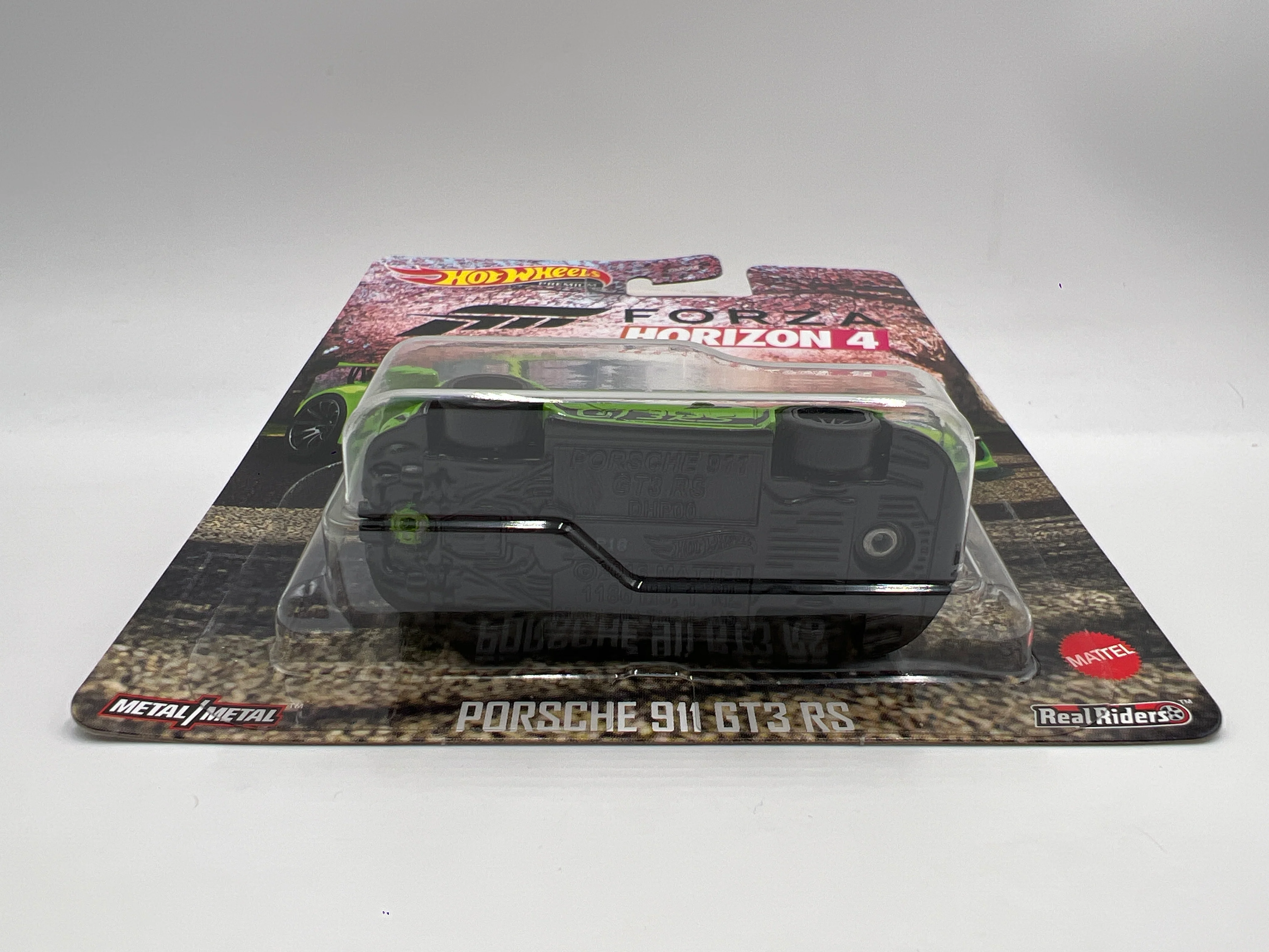 Hot Wheels Premium Forza Horizon 4 Porsche 911 GT3 RS Green W/Protector - Image 5