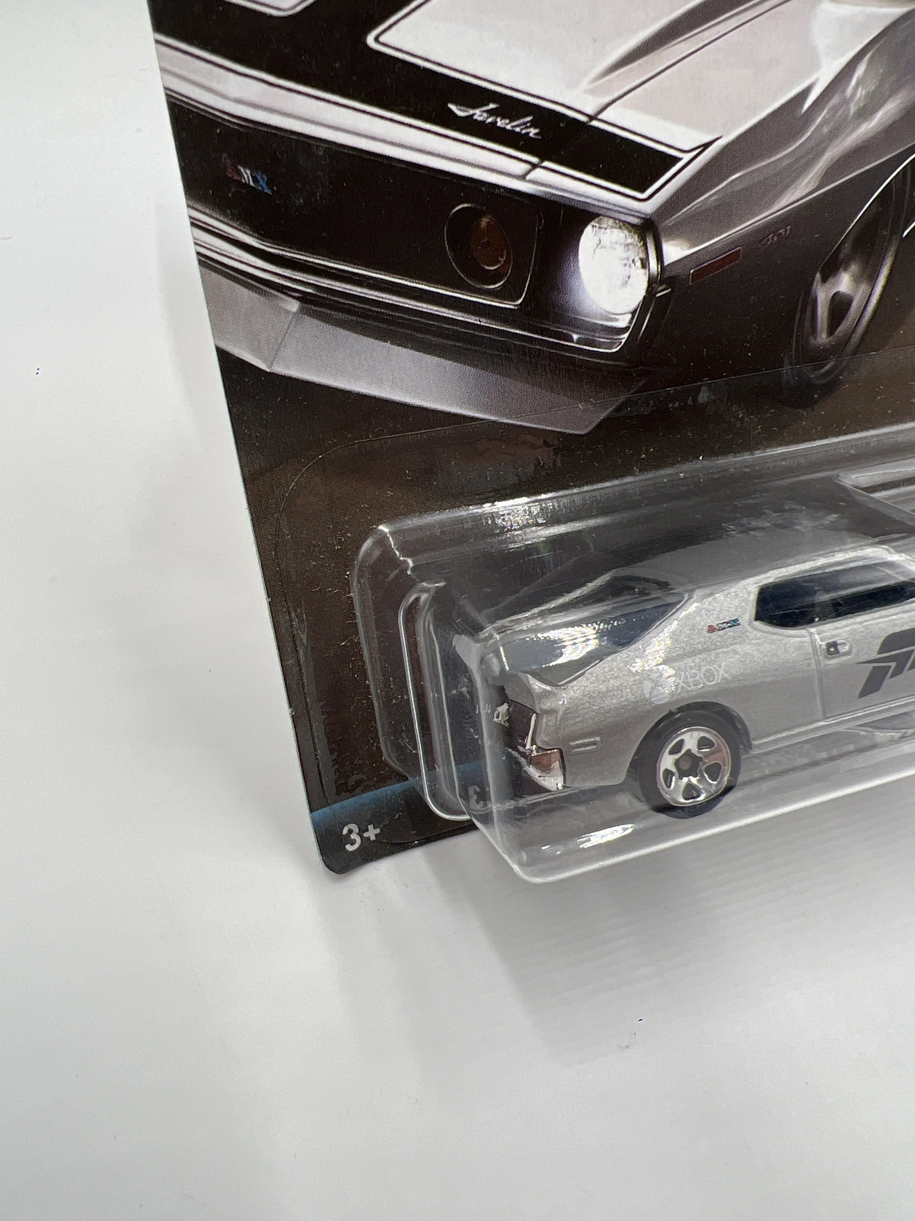Hot Wheels Forza Motorsport #6 AMC Javelin AMX Silver 154A - Image 4